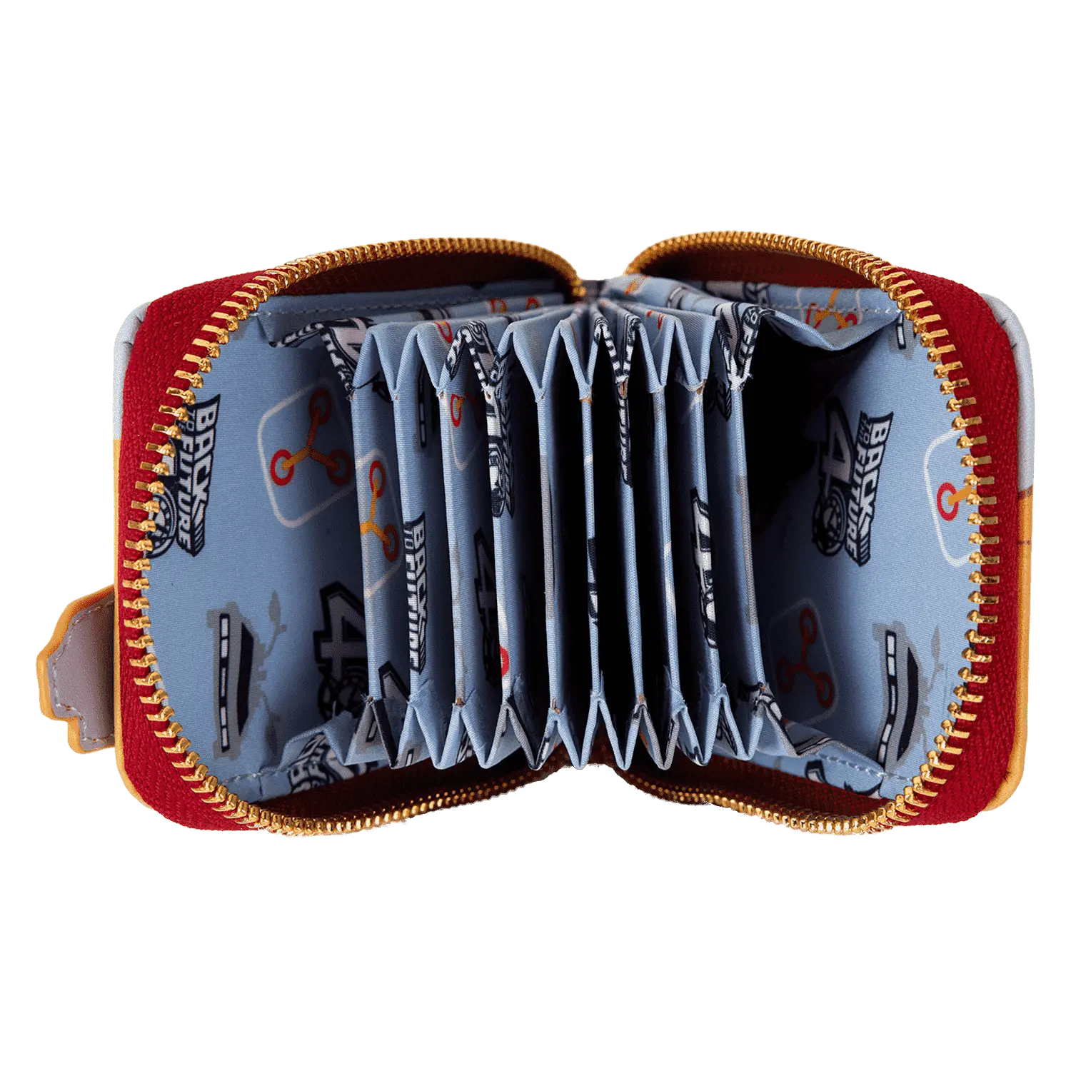 Back To The Future 40th Anniversary Time Machine Accordion Wallet - Image 7