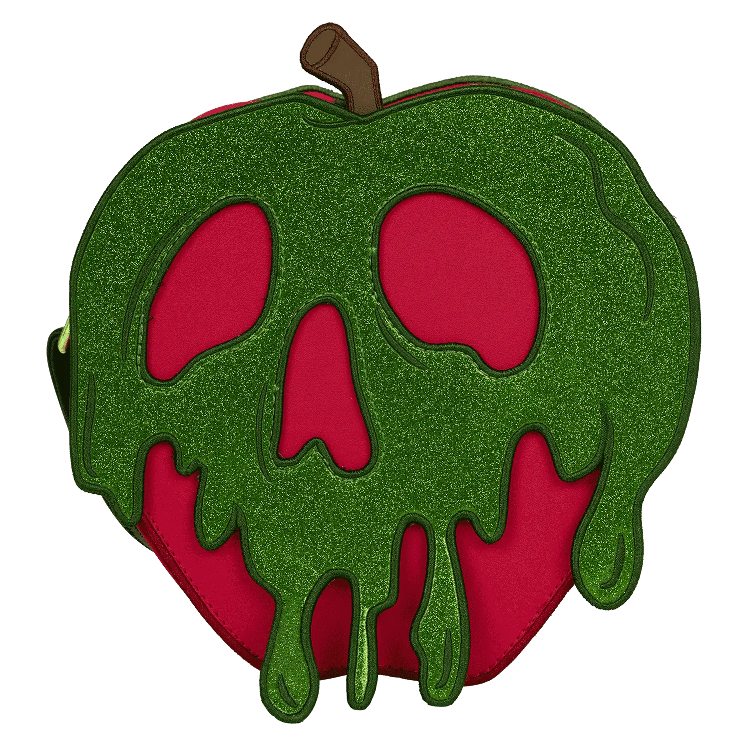 Snow White and the Seven Dwarfs Exclusive Evil Queen Poison Apple Glitter Crossbody Bag