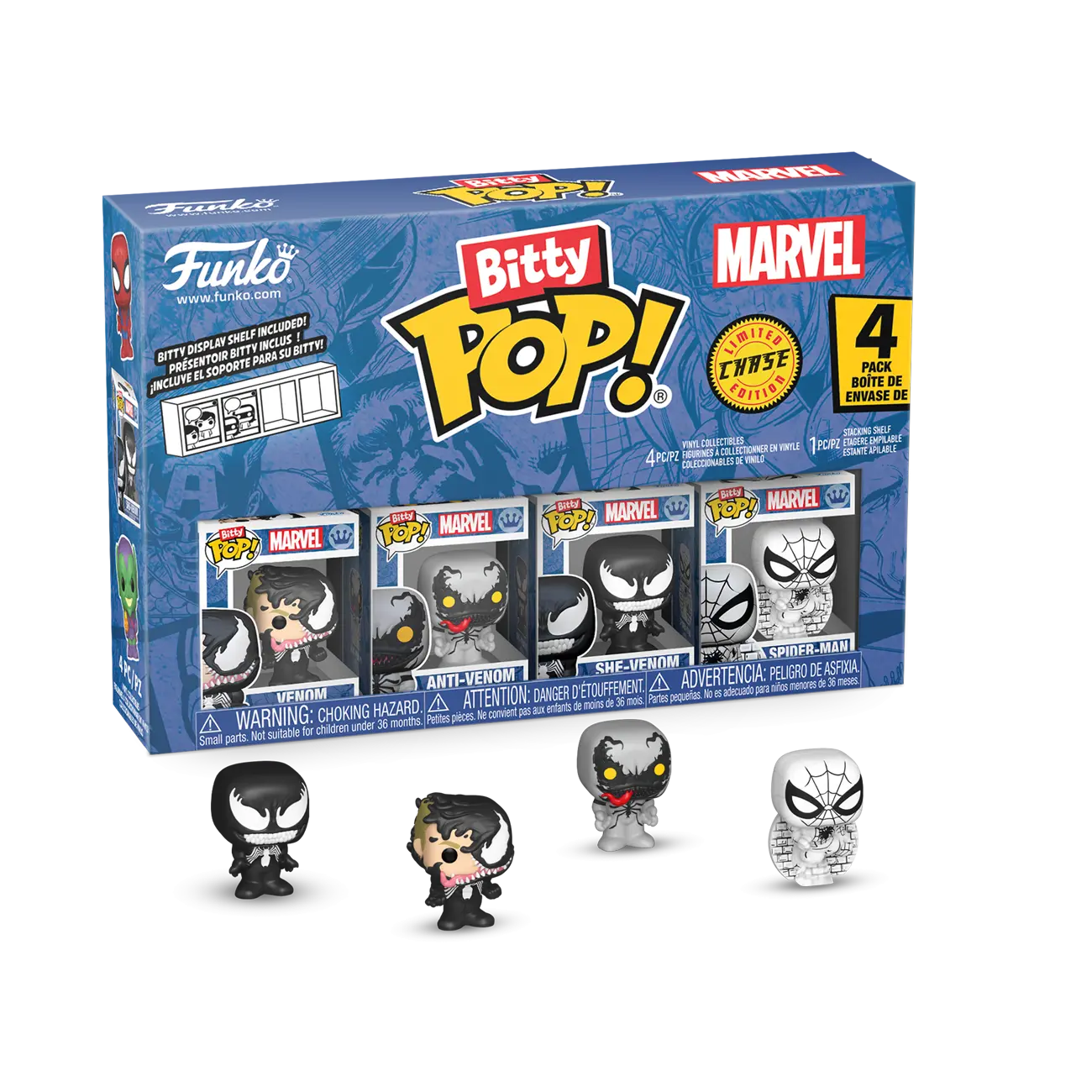 Bitty Pop! Spider-Man 4-Pack Series 3