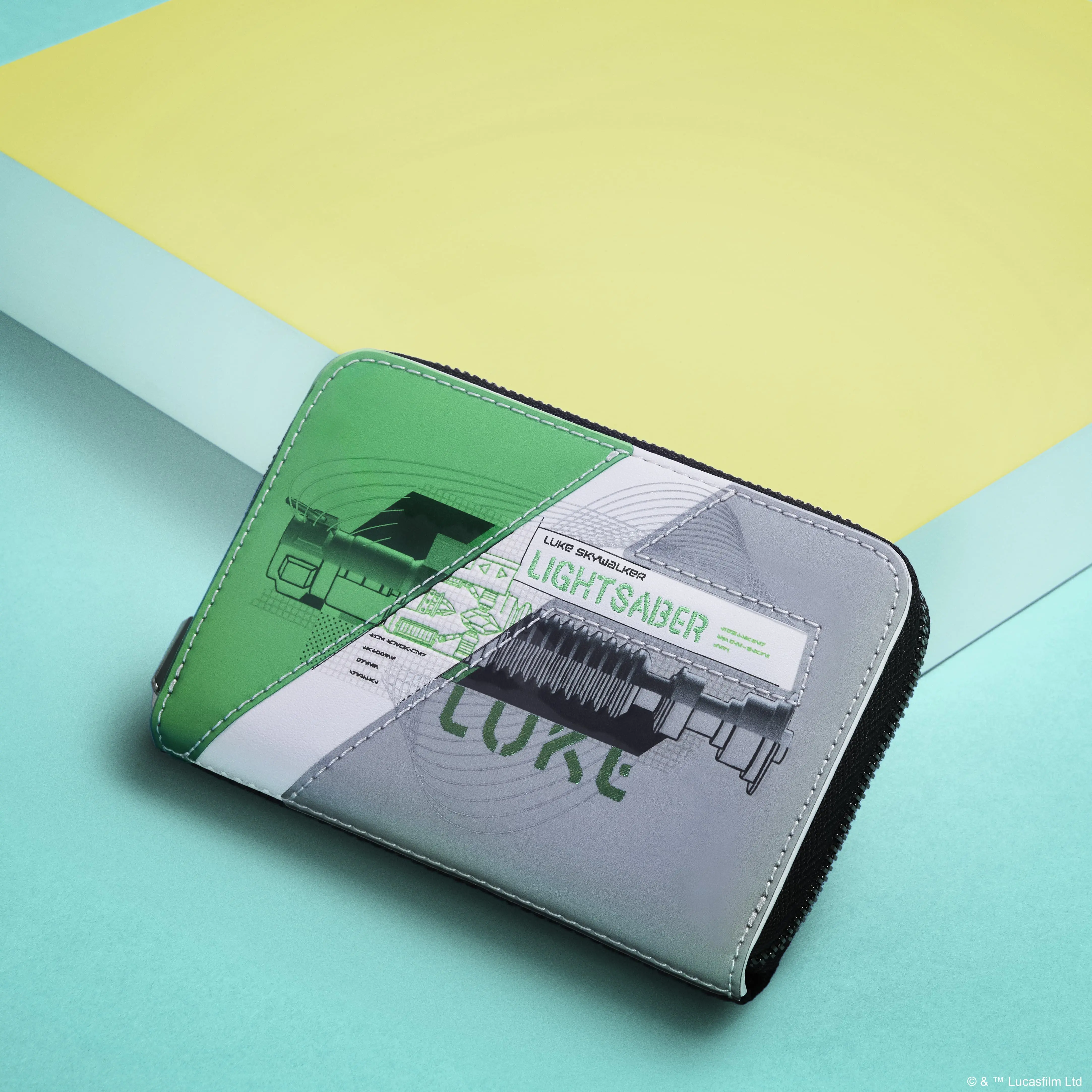 Star Wars: The Power of the Force Lightsaber Zip Around Wallet - Image 2