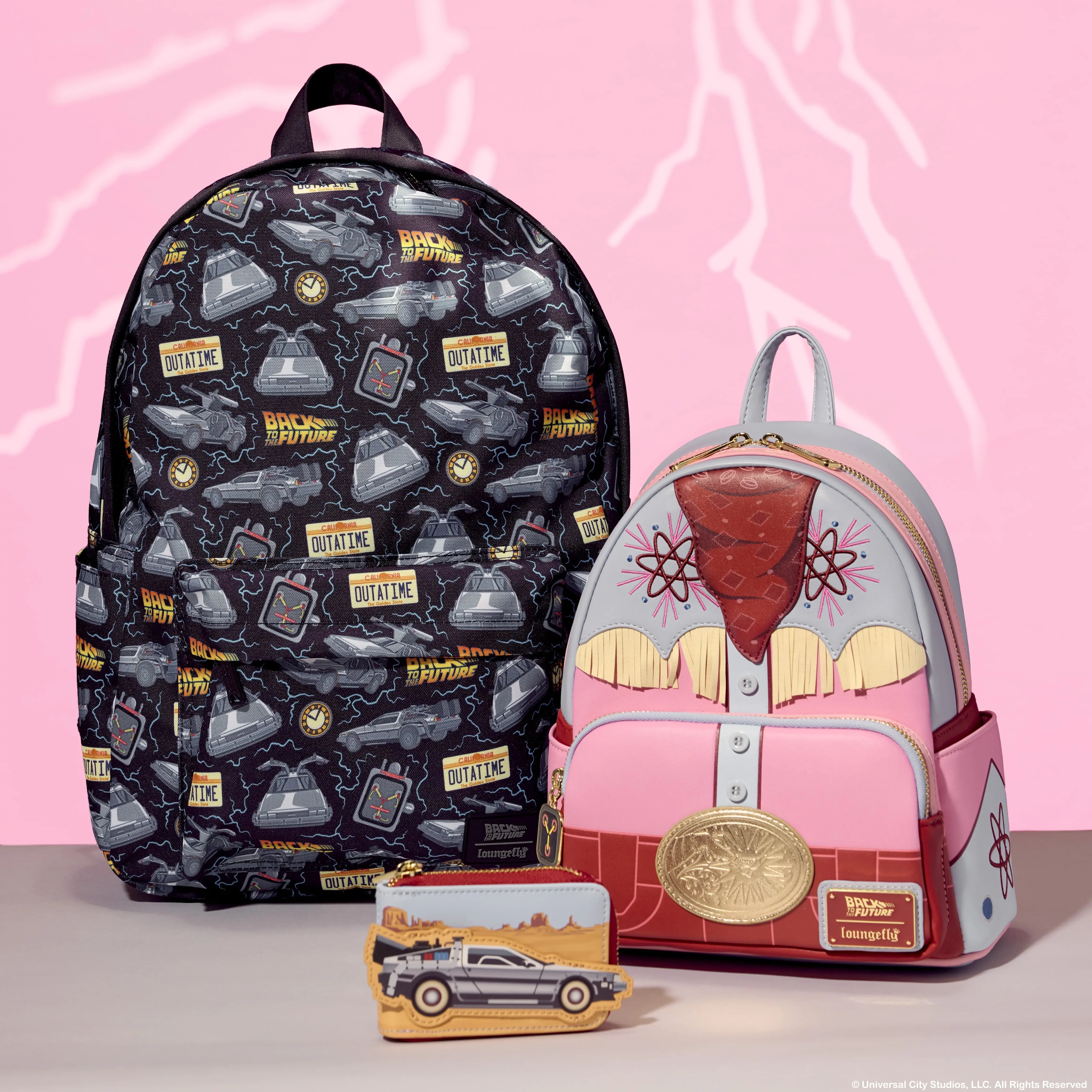 Back To The Future 40th Anniversary Marty McFly Western Cosplay Mini Backpack - Image 3