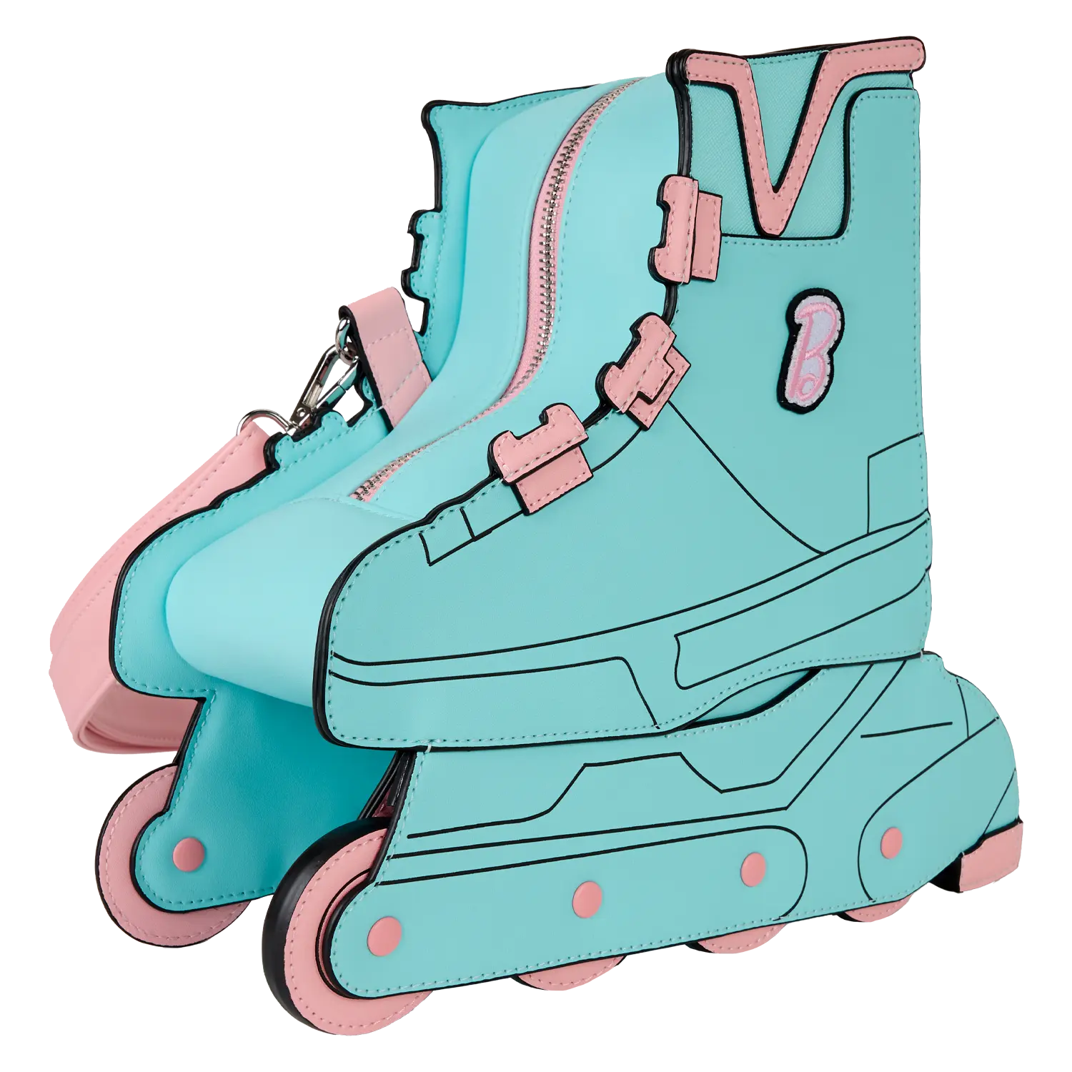 Classic Barbie Figural Skate Crossbody Bag - Image 4