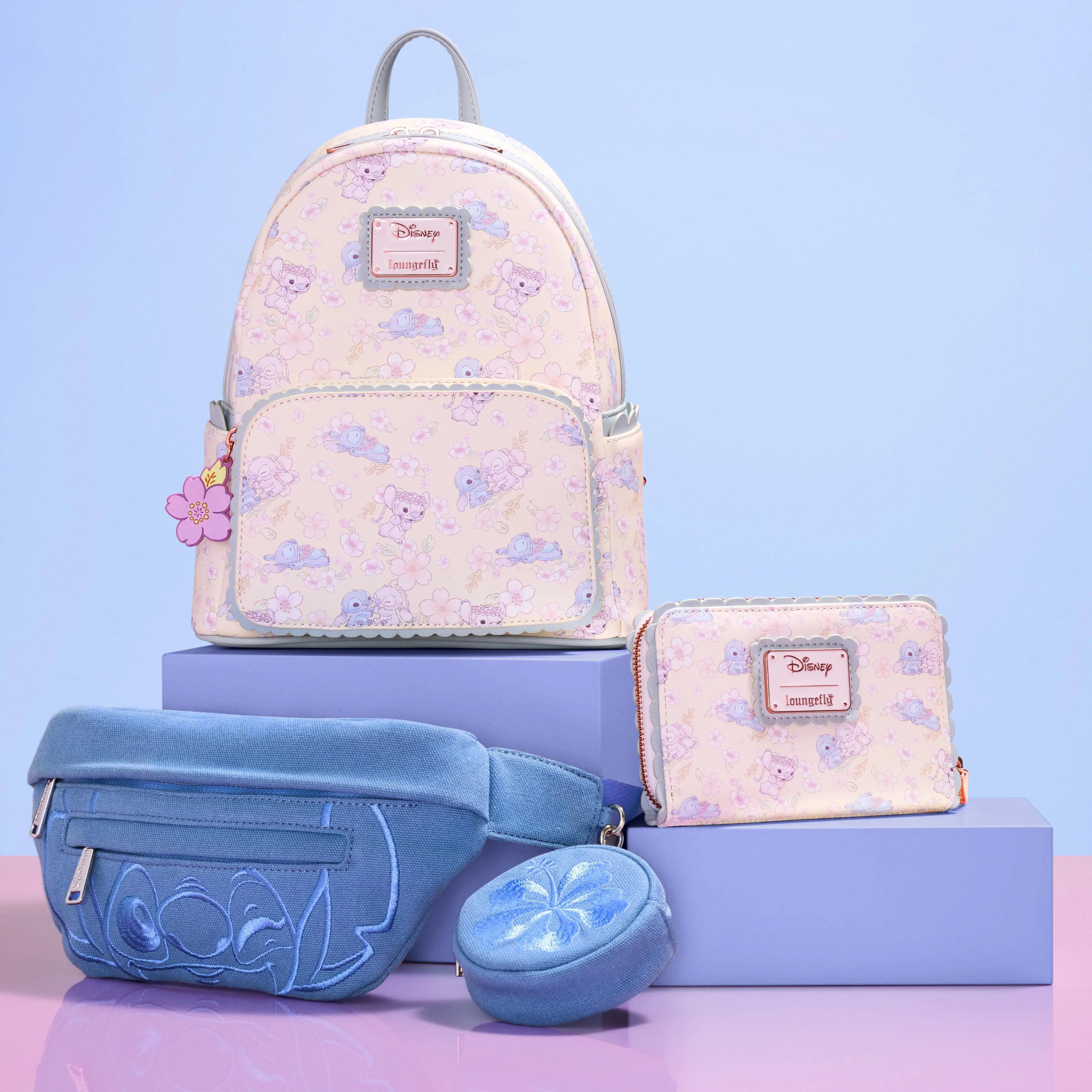 Stitch Ohana Canvas Convertible Belt Bag with Coin Bag - Image 4