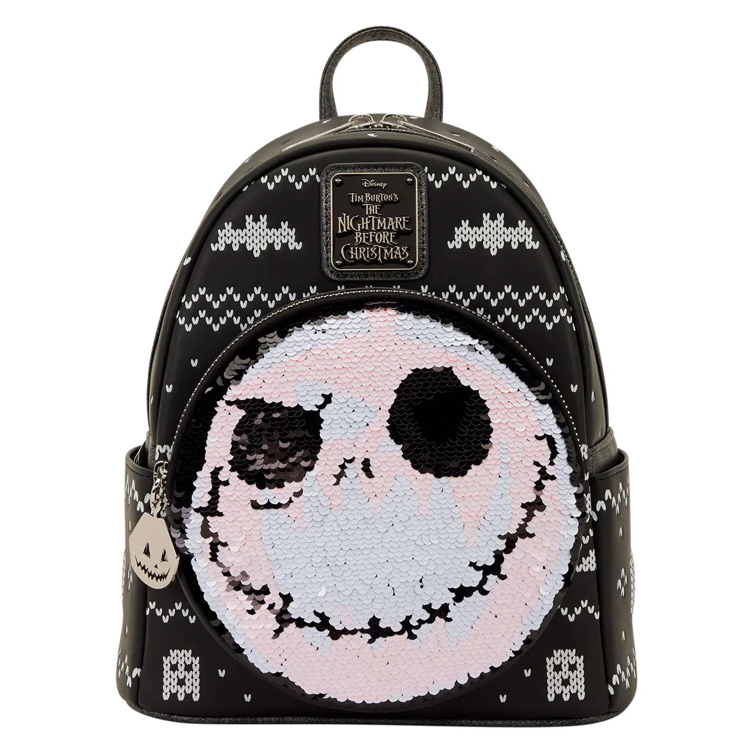 The Nightmare Before Christmas Jack Skellington Reversible Sequins Mini Backpack