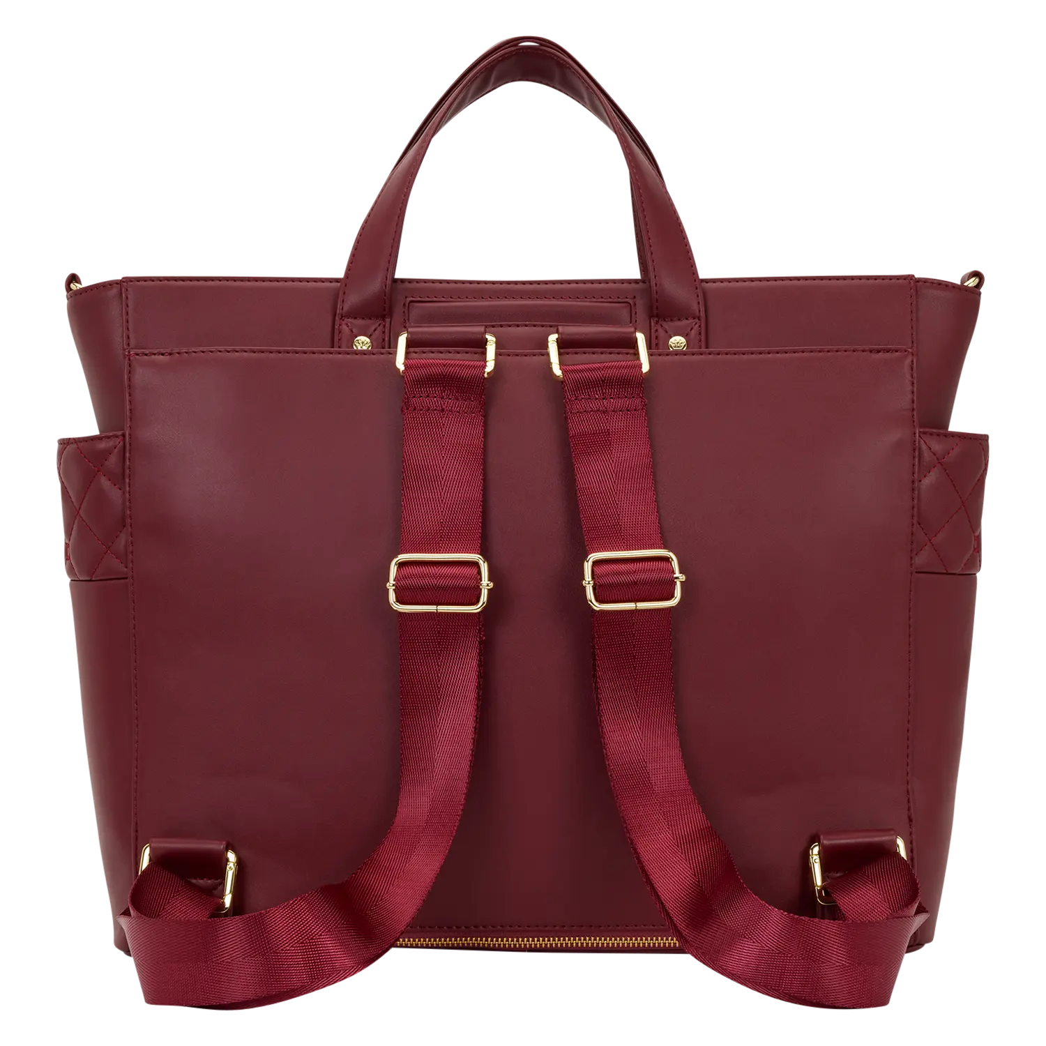 Loungefly The Mo Red Convertible Backpack & Tote Crossbody Pin Trader Bag - Image 6