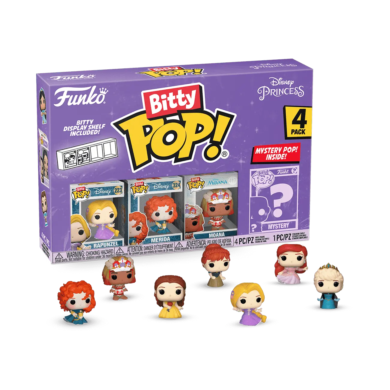 Bitty Pop! Disney Princess 4-Pack Series 4