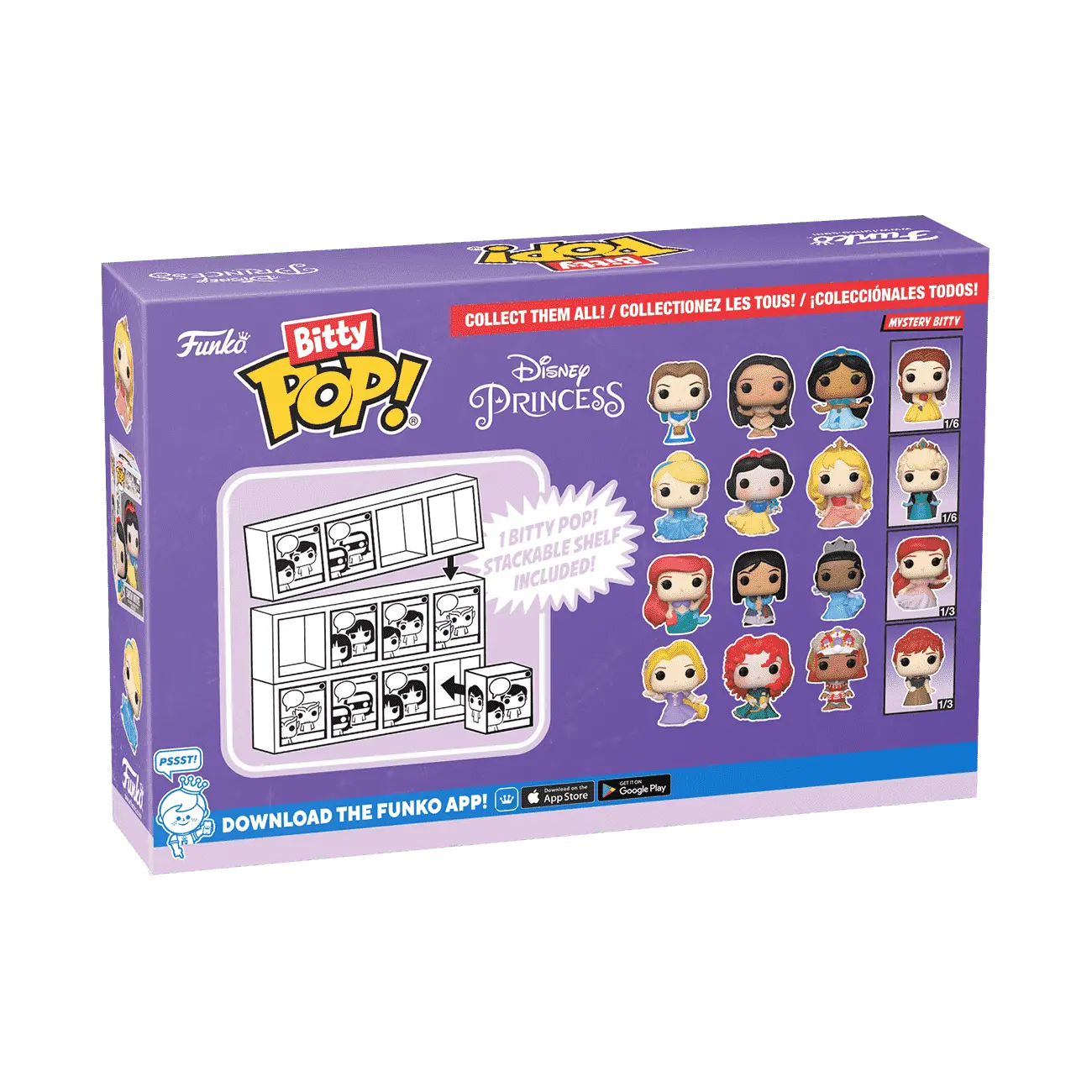 Bitty Pop! Disney Princess 4-Pack Series 3 - Image 3