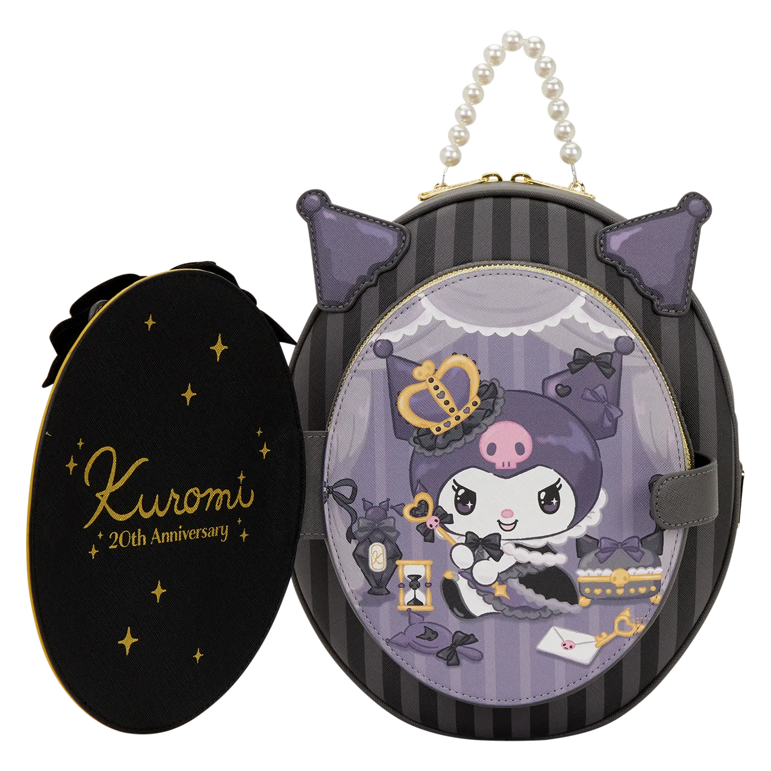 Sanrio Kuromi 20th Anniversary Cameo Mini Backpack - Image 6