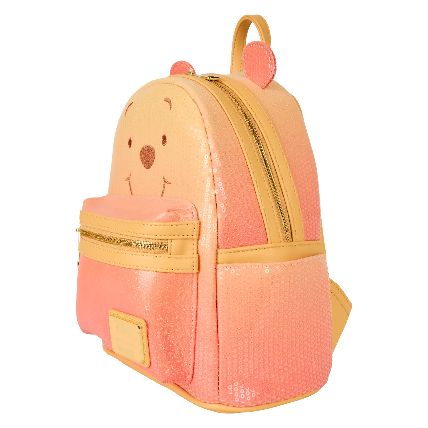 Winnie the Pooh Cosplay Sequin & Glitter Mini Backpack - Image 4