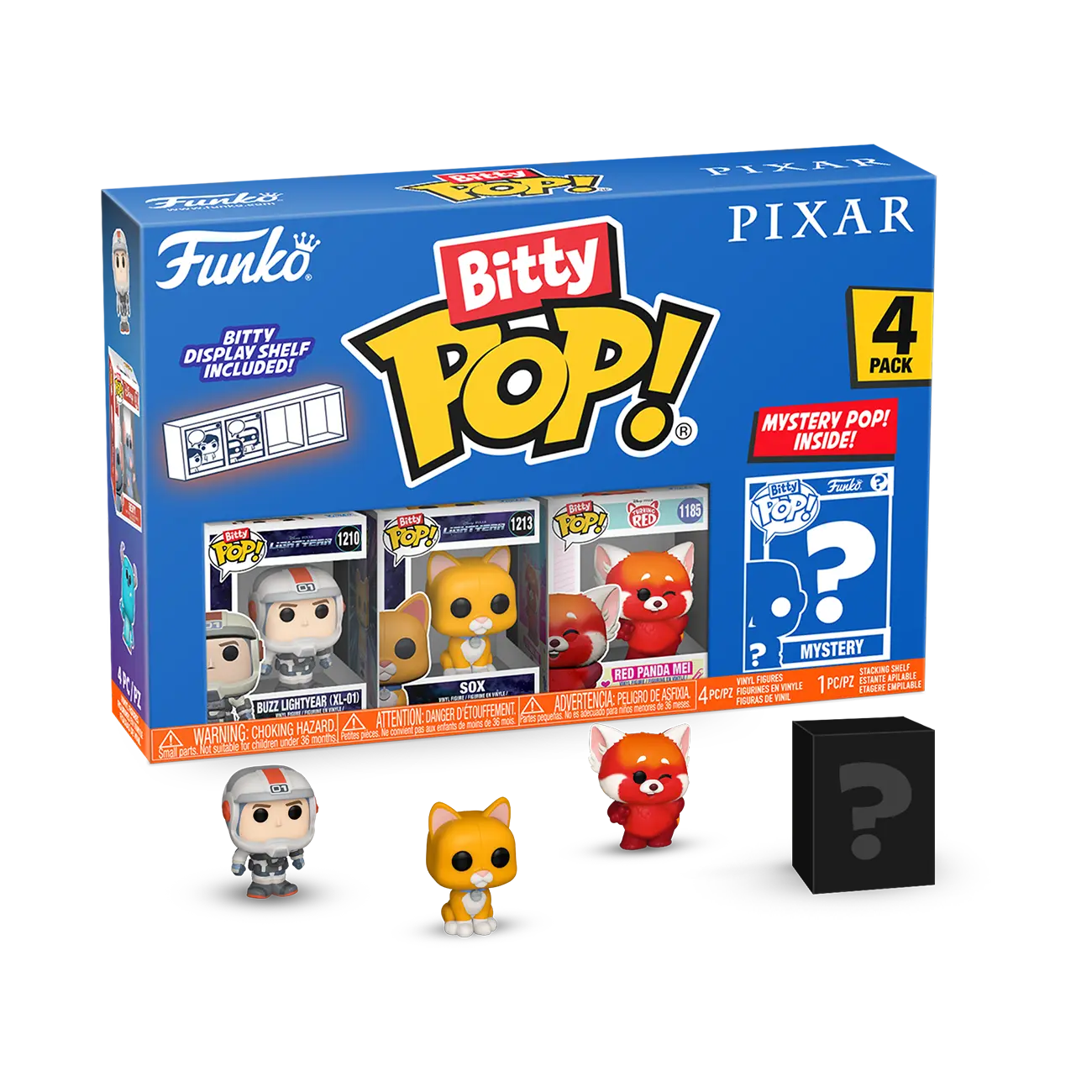 Bitty Pop! Pixar 4-Pack Series 1