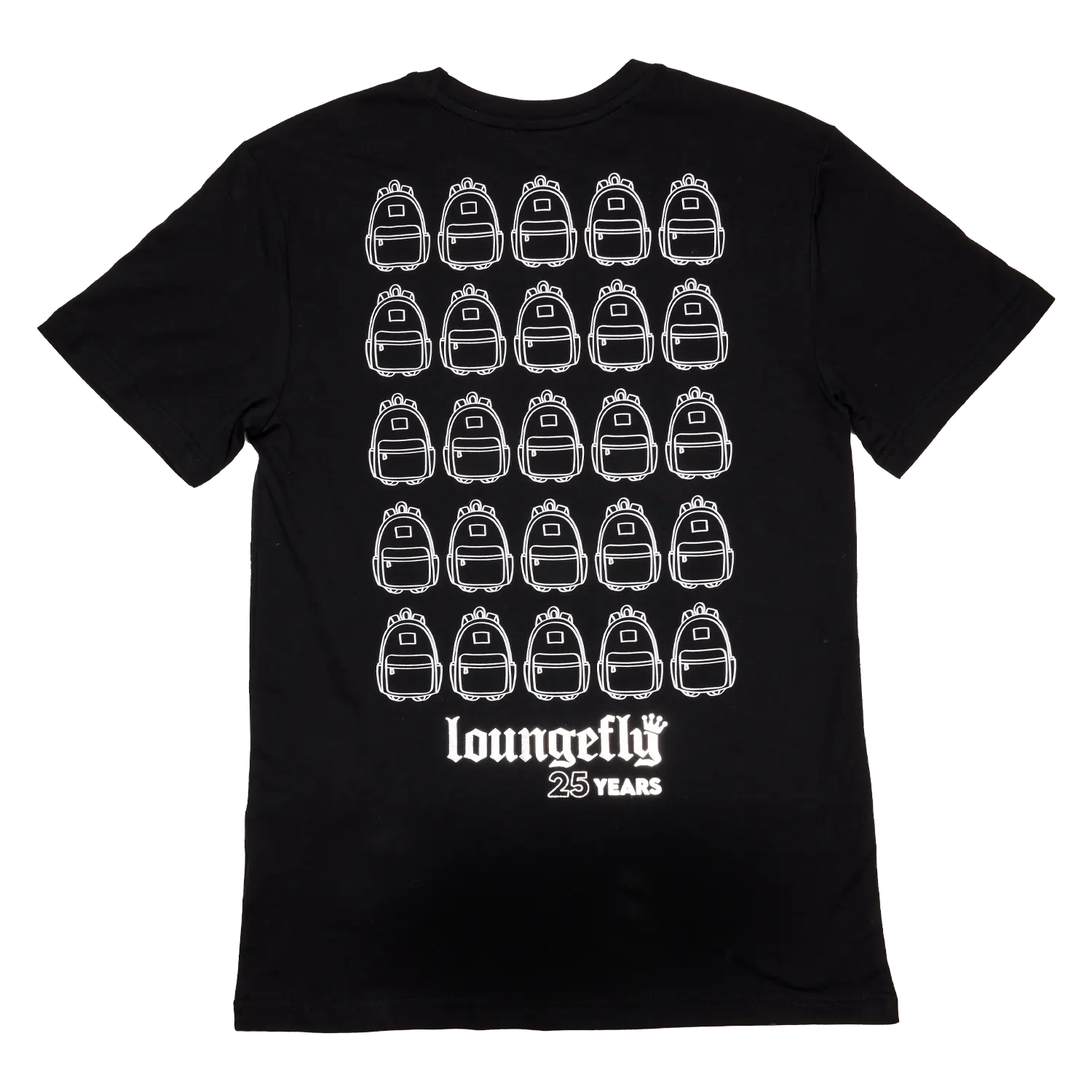 Loungefly 25th Anniversary Logo Black Unisex Tee - Image 10
