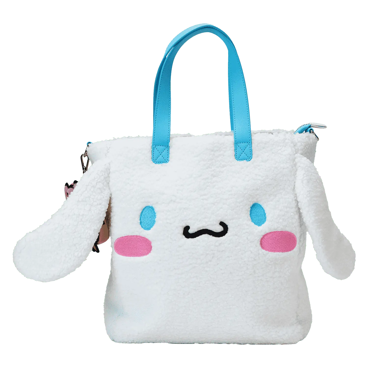 Sanrio Cinnamoroll Cosplay Sherpa Tote Crossbody Bag With Coin Bag
