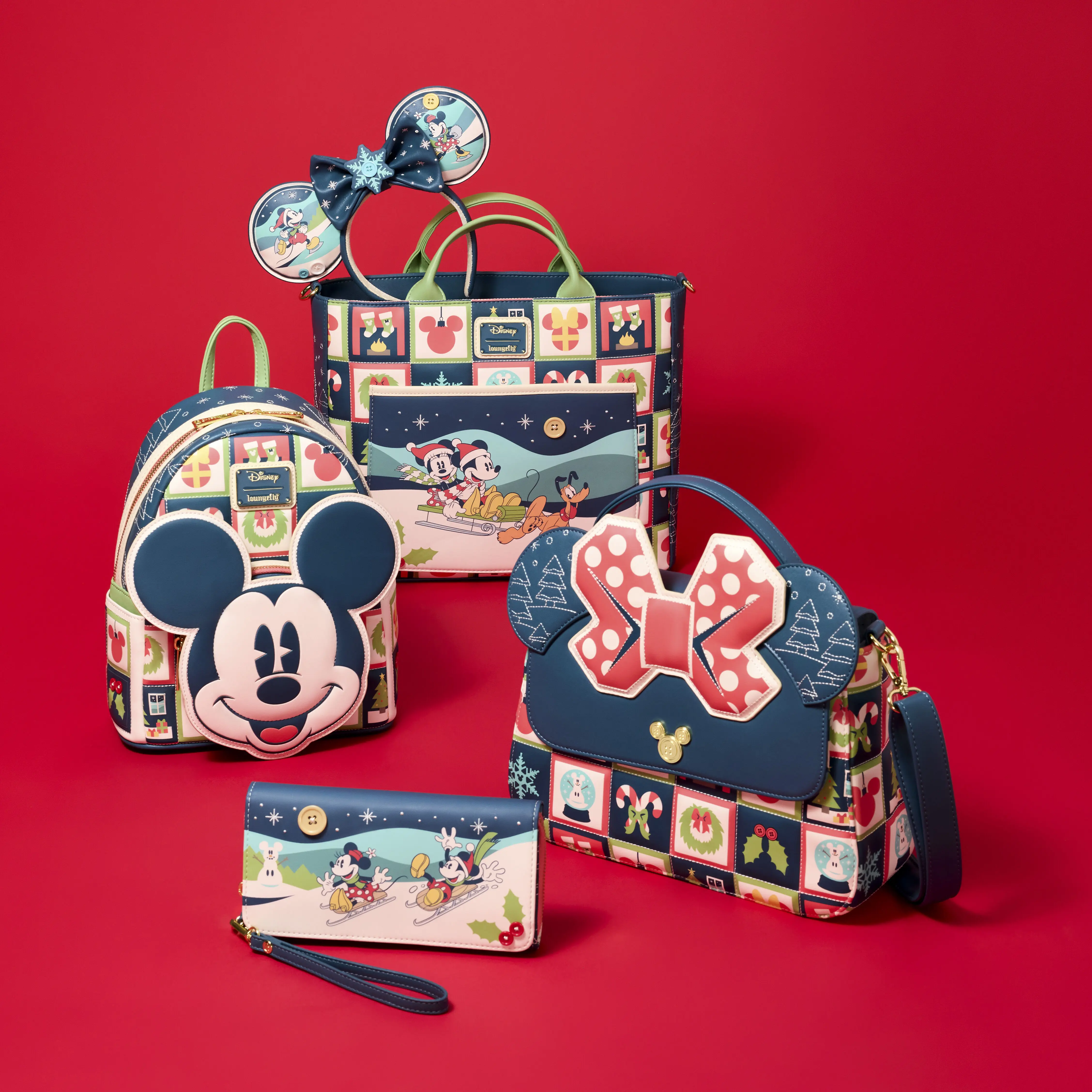 Minnie Mouse Holiday Crossbody Bag - Image 4