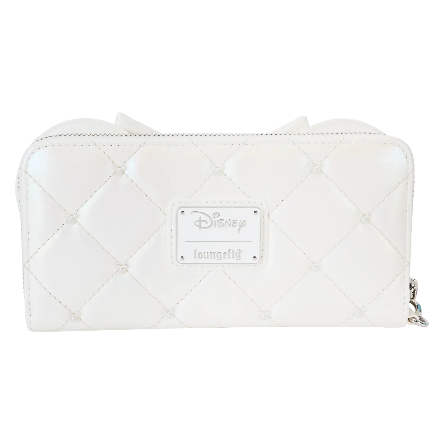 Minnie Mouse Iridescent Wedding Zip Around Wristlet Wallet - Image 5