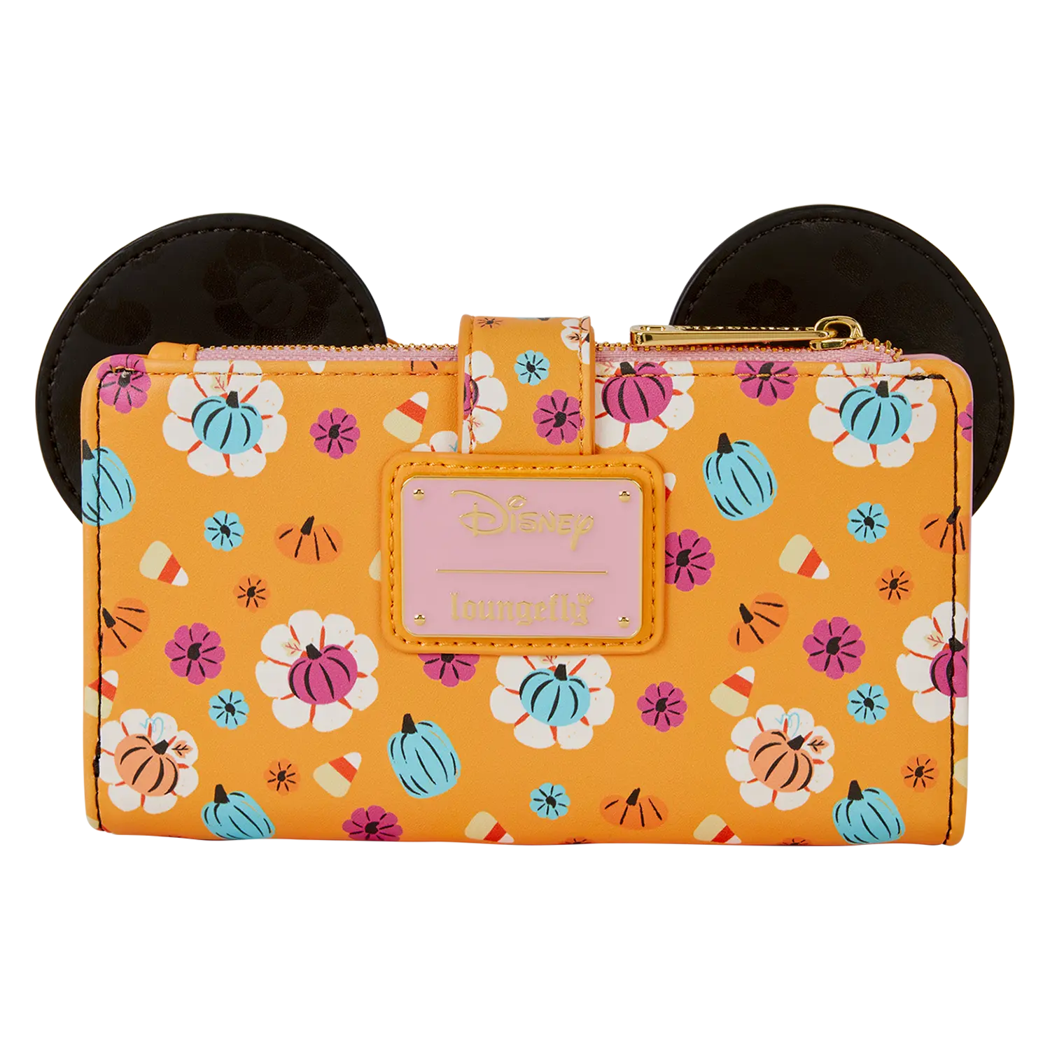 Minnie Mouse Cosplay Floral Pumpkin Flap Wallet - Image 6