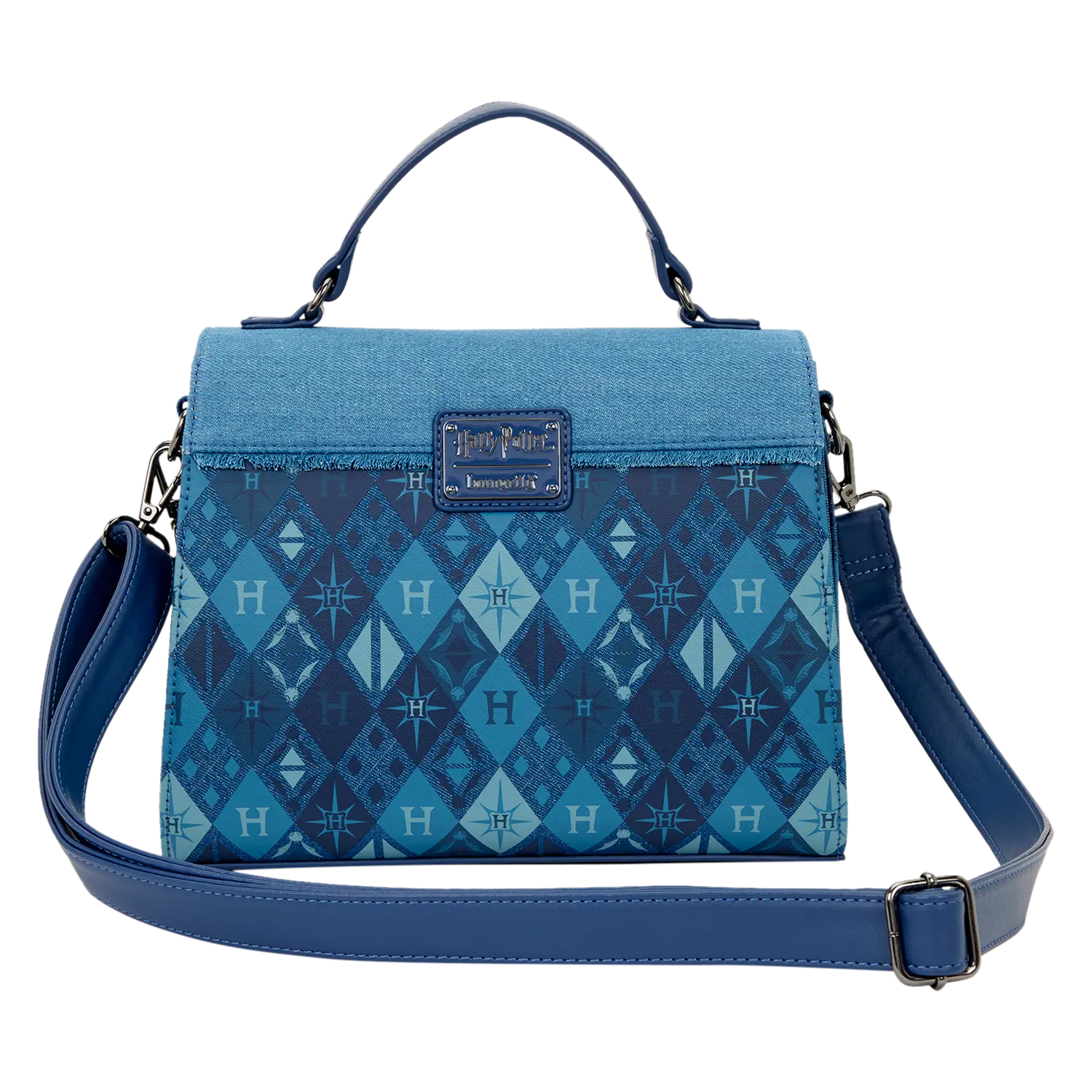 Harry Potter Hogwarts Denim Crossbody Bag - Image 4