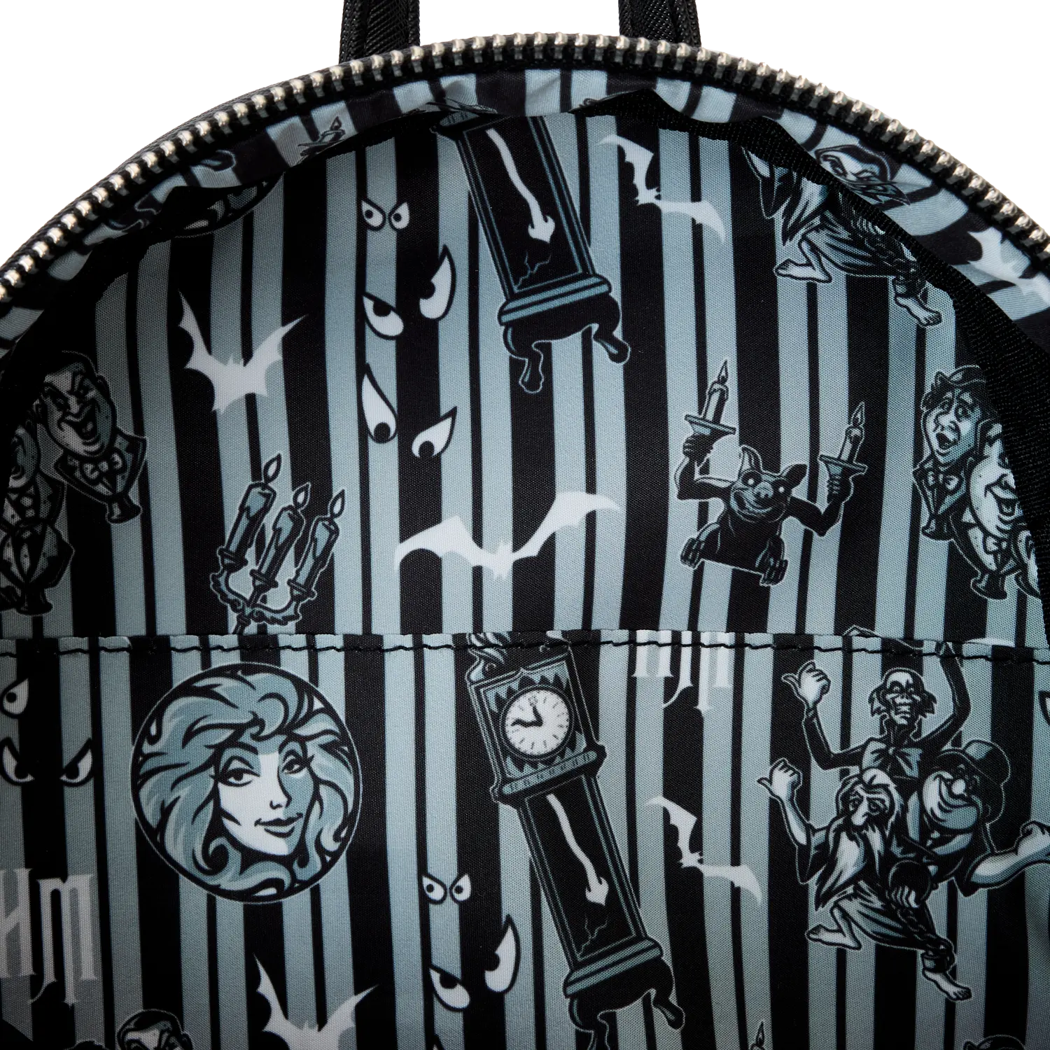 The Haunted Mansion Gargoyle Wallpaper Light Up Glow Mini Backpack - Image 11