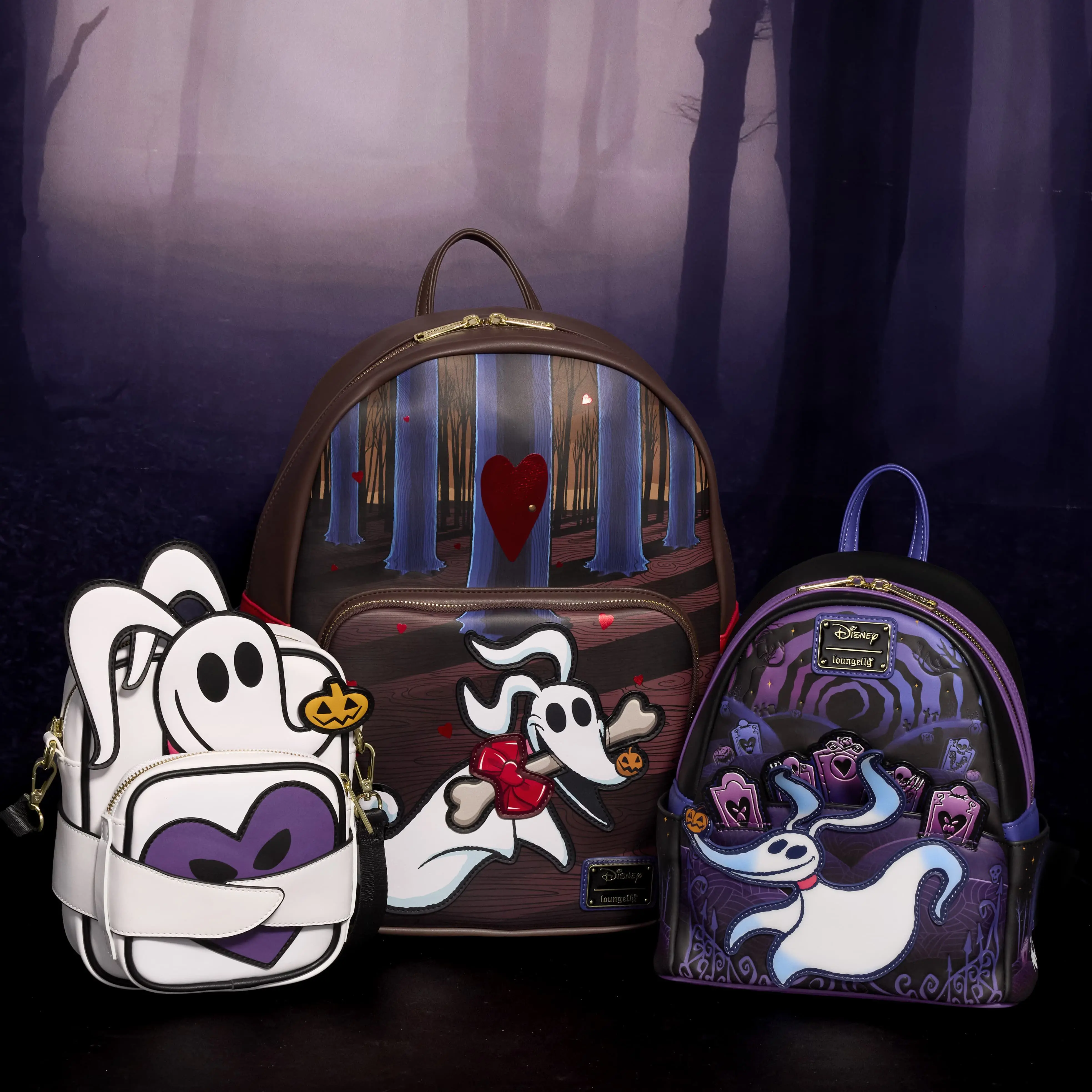 The Nightmare Before Christmas Zero Graveyard Light Up Mini Backpack - Image 3