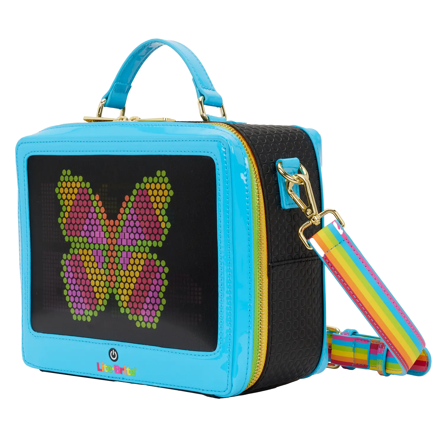 Lite-Brite Lenticular Glow Crossbody Bag with Coin Bag - Image 6