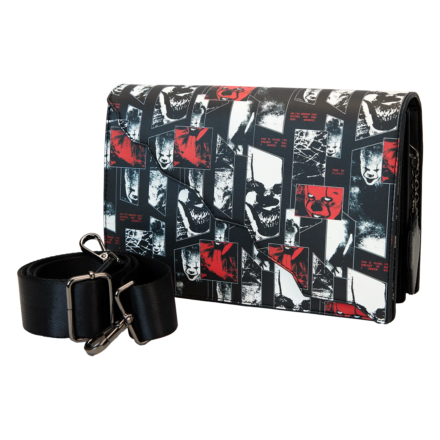 I Heart Horror It Pennywise Glow Crossbody Bag - Image 5
