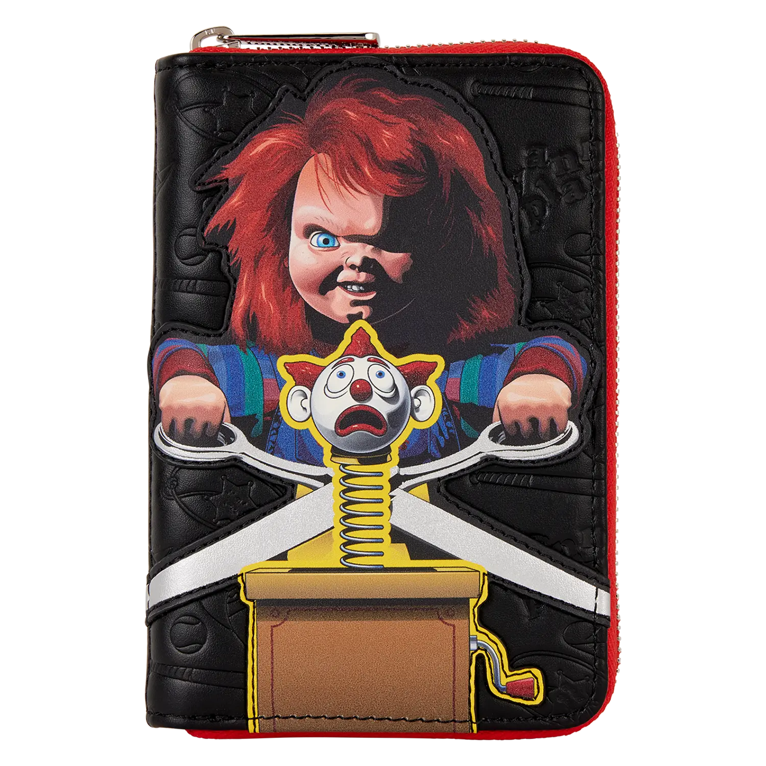 Chucky Clown Cosplay Zip Around Wallet