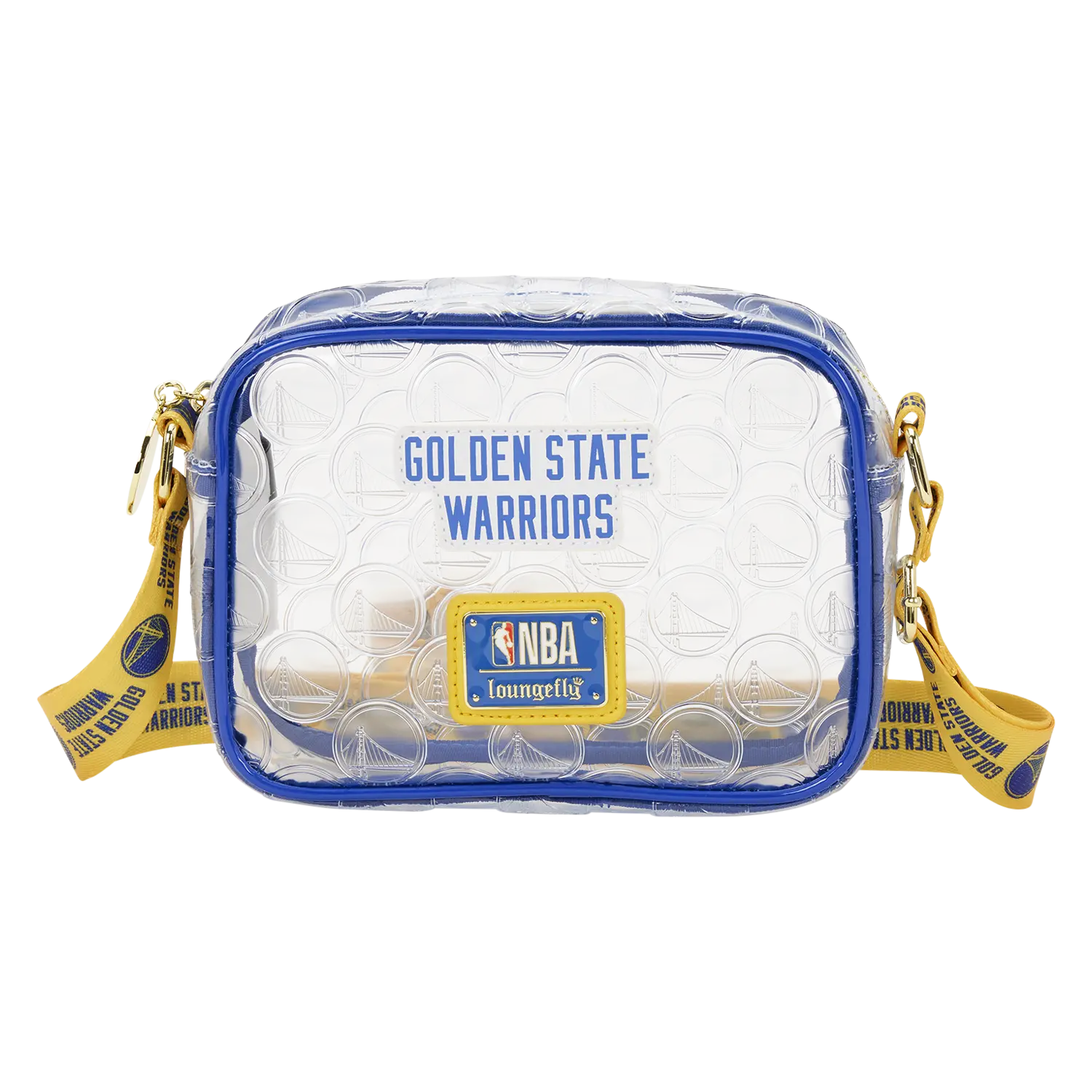 NBA Golden State Warriors Clear Crossbody Stadium Bag