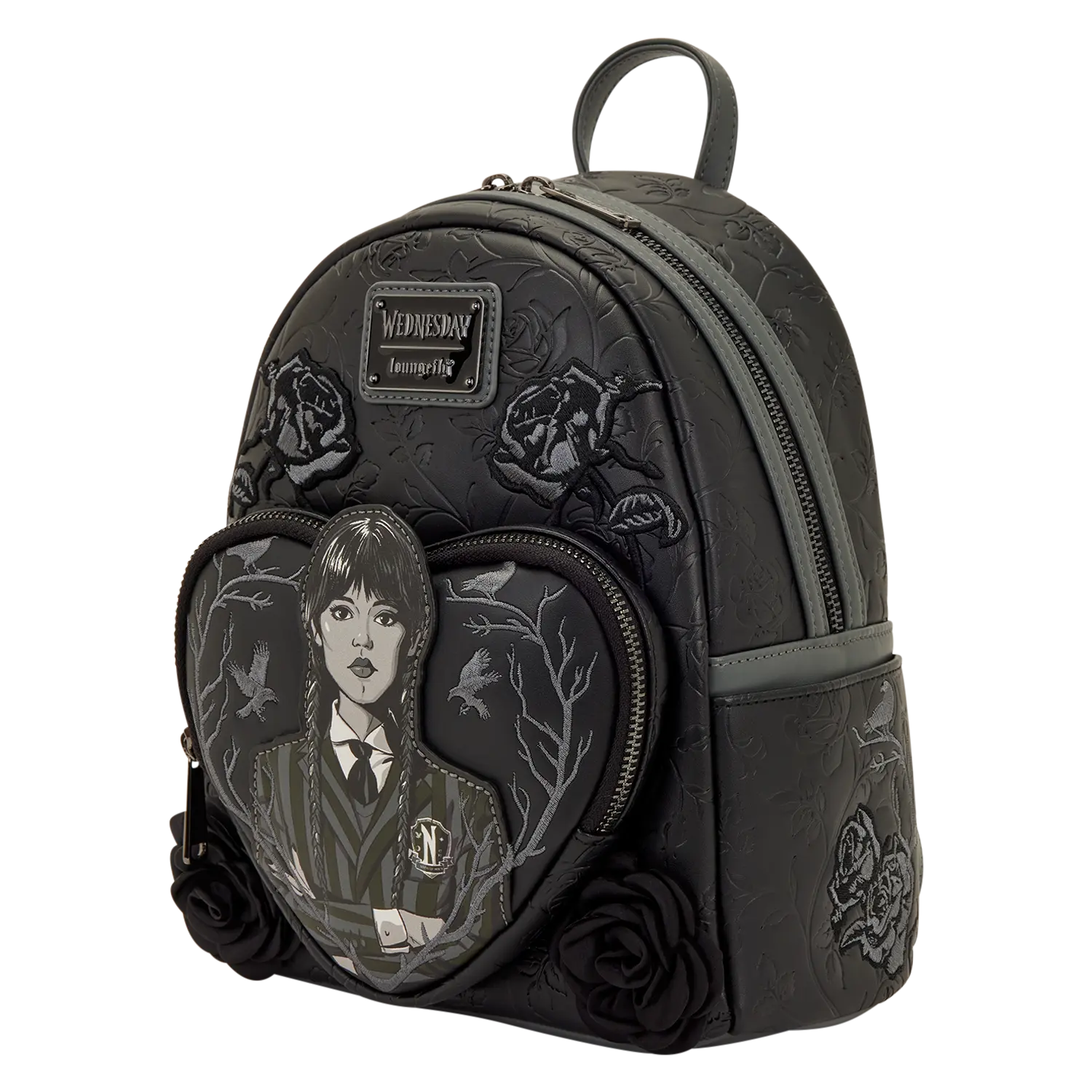 Wednesday Black Roses Mini Backpack - Image 5
