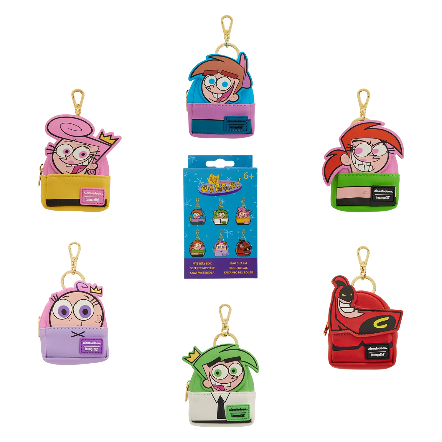 The Fairly OddParents Exclusive Cosplay Mystery Mini Backpack Keychain Charm