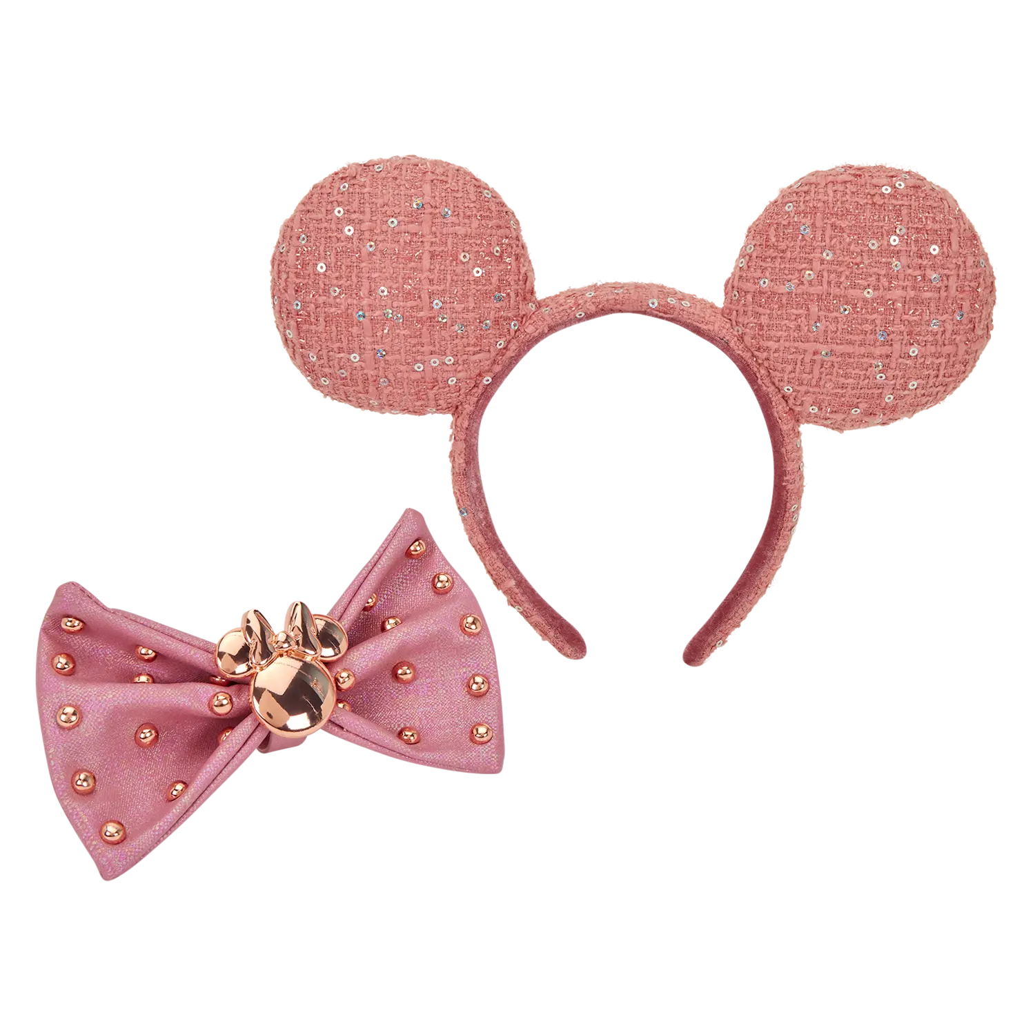 Minnie Mouse Exclusive Glitter Tweed Ear Headband - Image 5