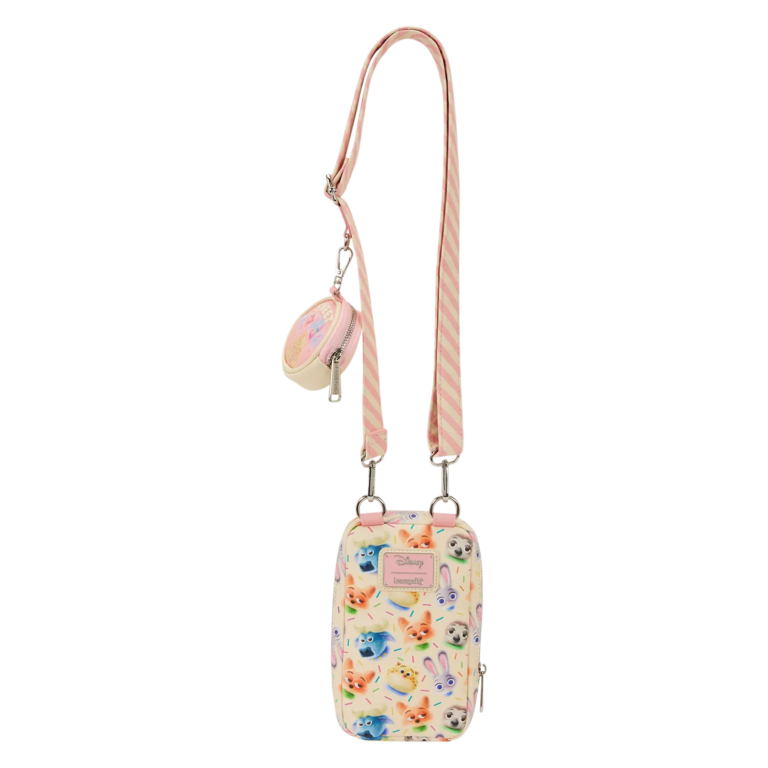 Zootopia 2 Judy Hopps Cotton Candy Cosplay Cell Phone Crossbody Bag with Coin Bag - Image 5
