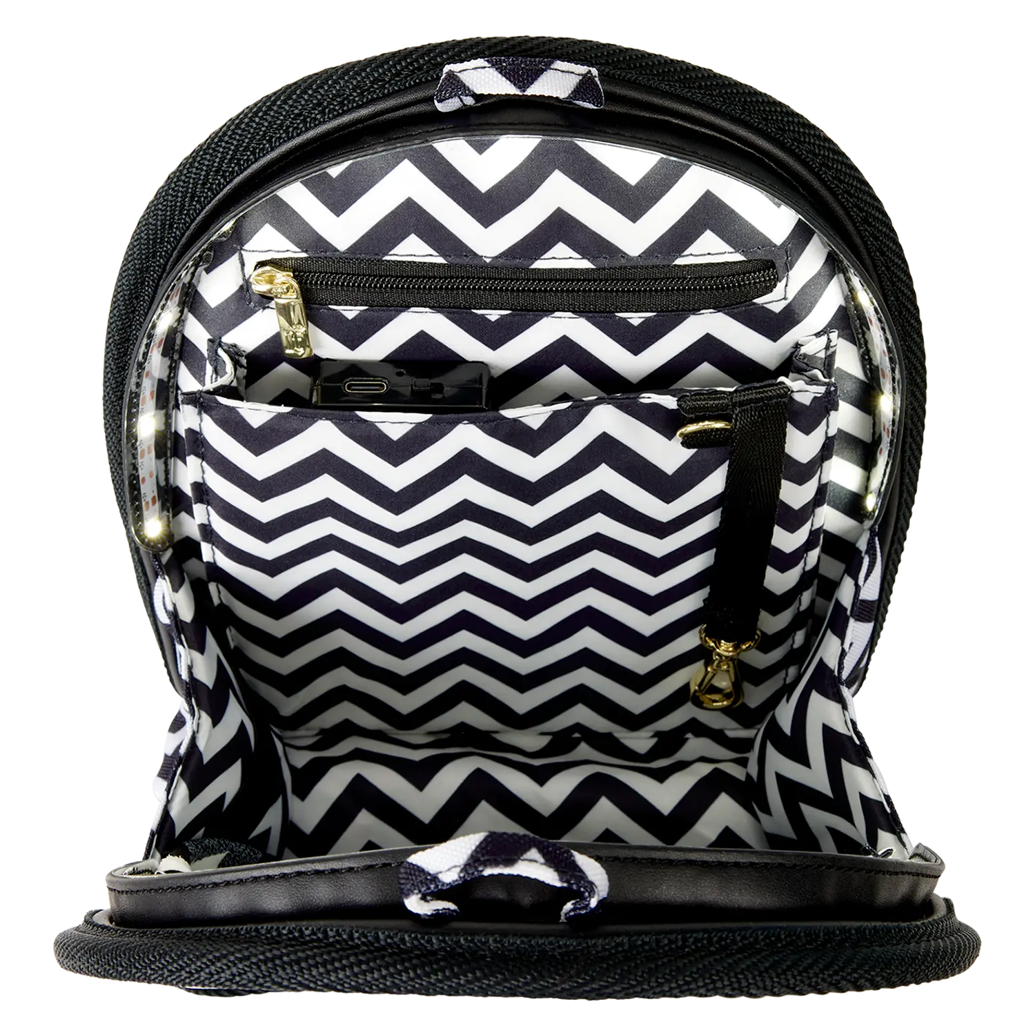 Loungefly Chevron Light-Up Mini Backpack Bag Organizer Insert - Image 4