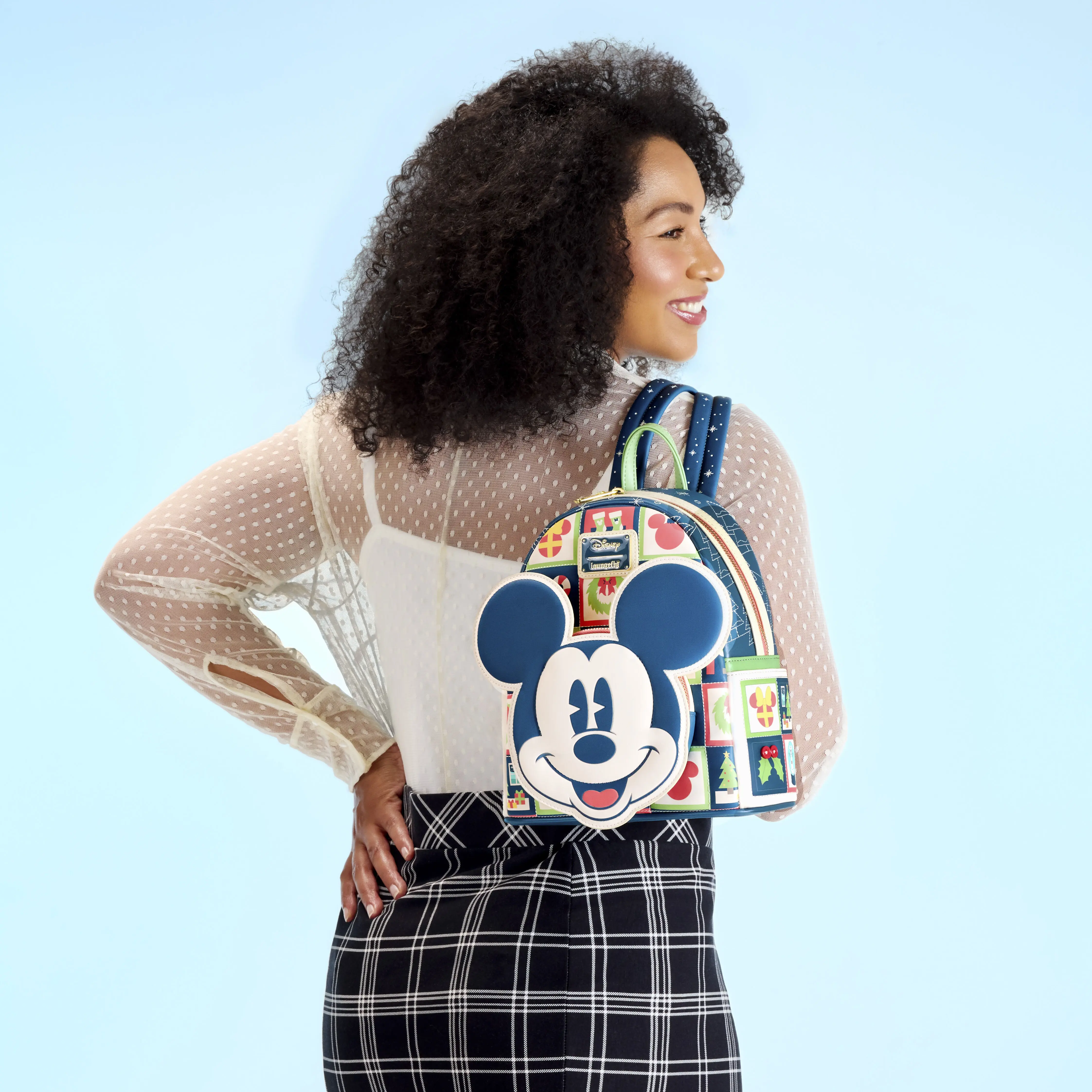 Mickey Mouse Holiday Mini Backpack - Image 2