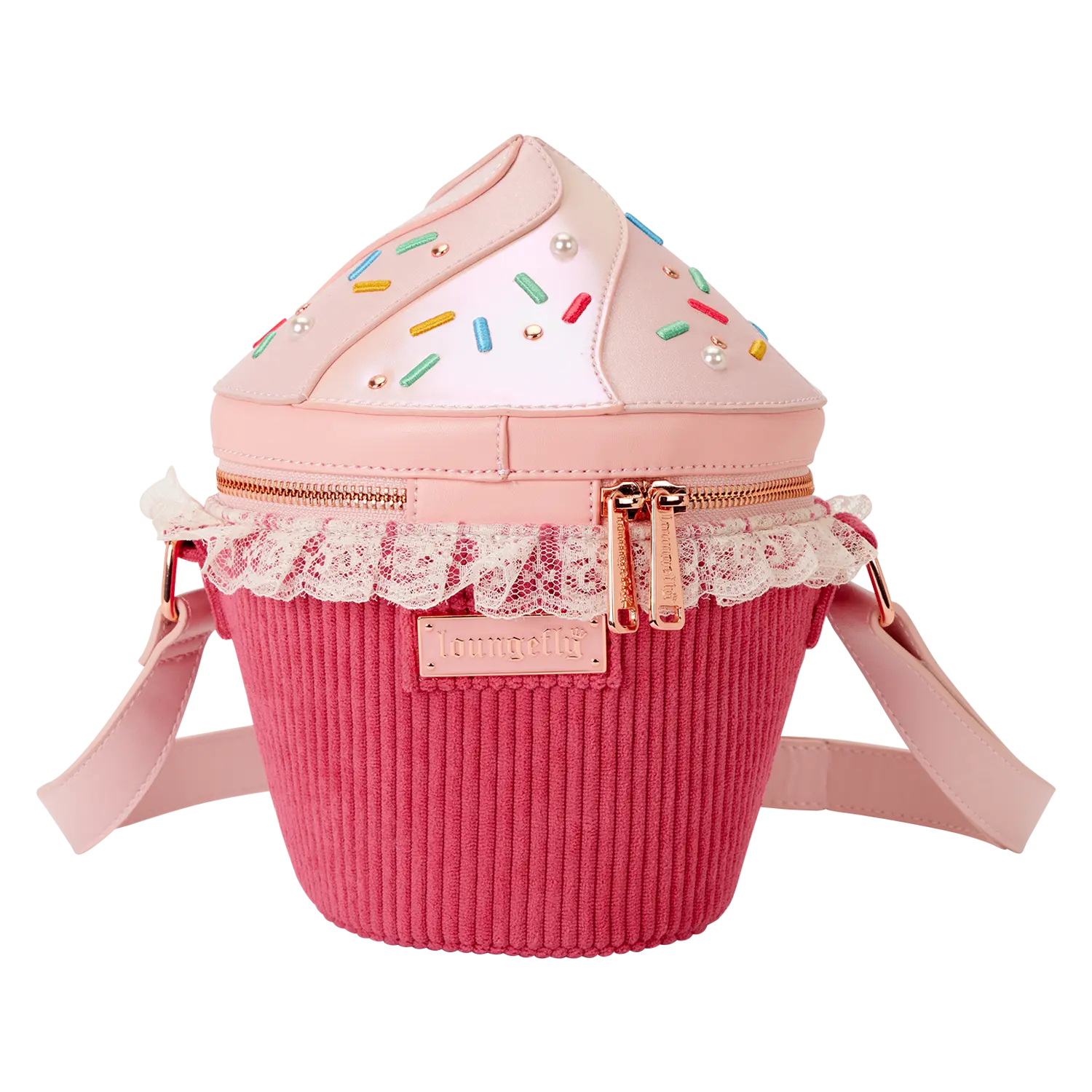 Loungefly Figural Cupcake Crossbody Bag - Image 5