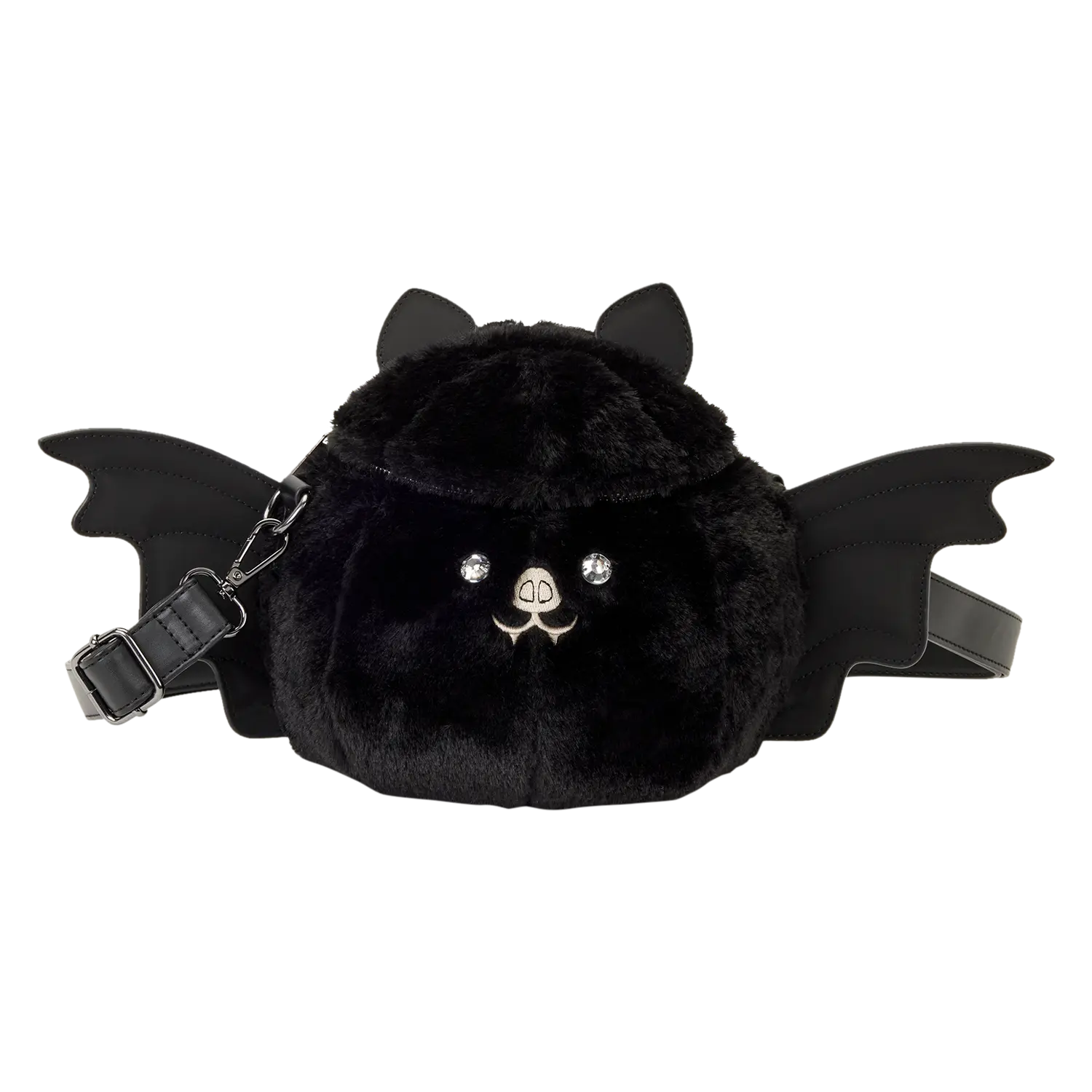 Loungefly Plush Bat Figural Crossbody Bag