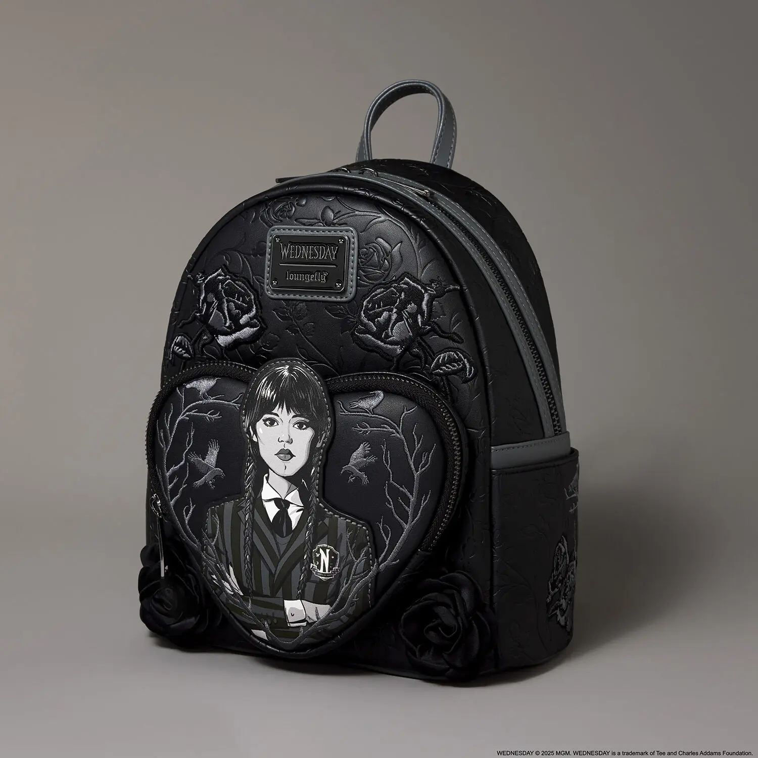 Wednesday Black Roses Mini Backpack - Image 3