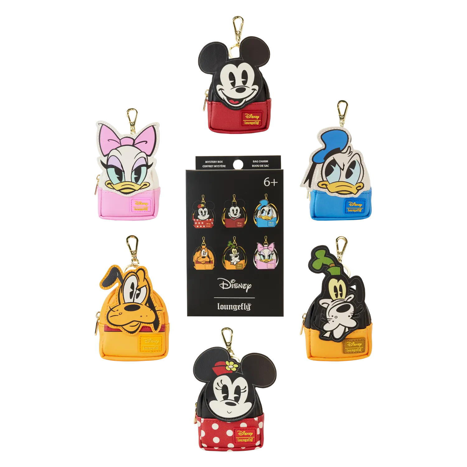 Mickey & Friends Picnic Cosplay Mystery Mini Backpack Keychain Charm