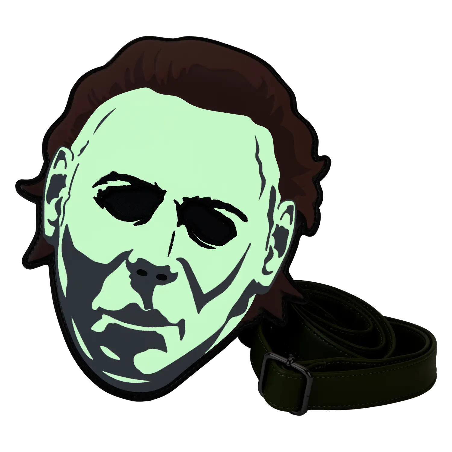 Halloween Michael Myers Mask Glow Crossbody Bag - Image 5