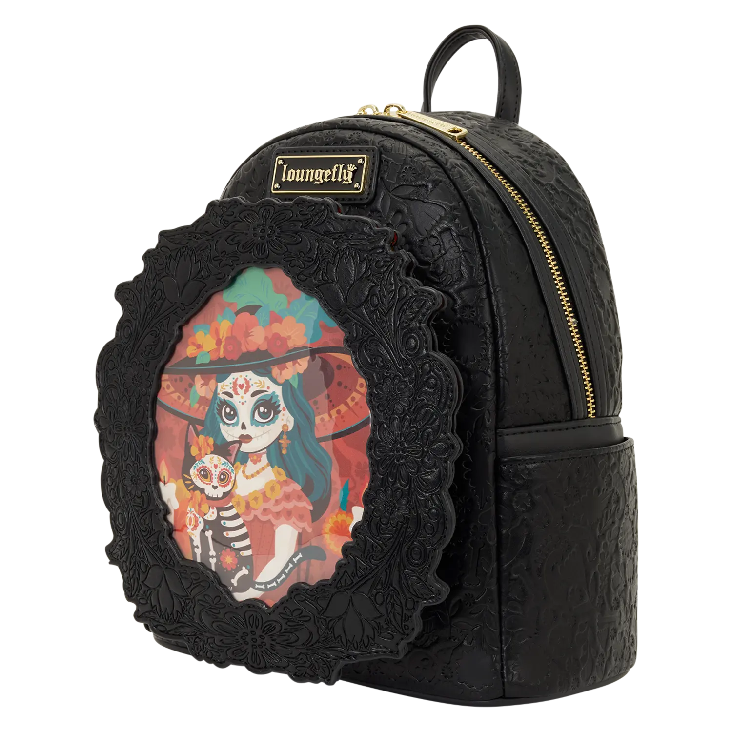 Loungefly Día de los Muertos La Catrina Photo Insert Mini Backpack - Image 4