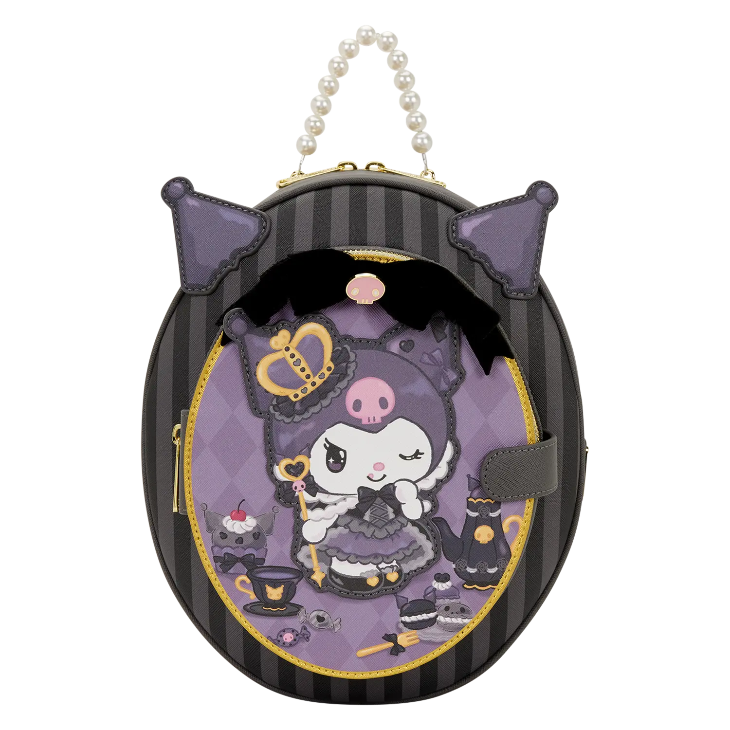 Sanrio Kuromi 20th Anniversary Cameo Mini Backpack