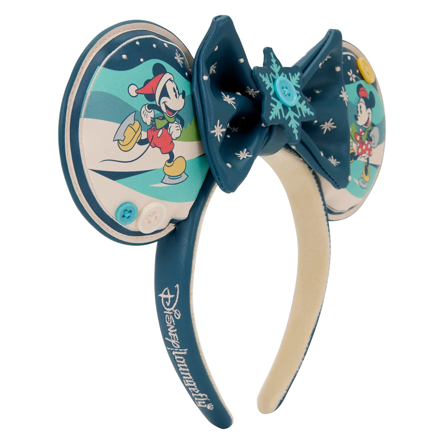 Mickey & Minnie Holiday Ear Headband - Image 5