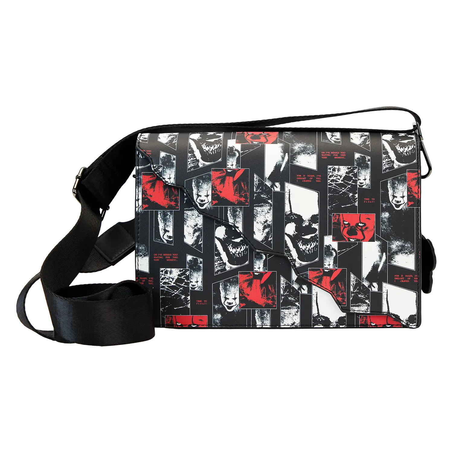 I Heart Horror It Pennywise Glow Crossbody Bag
