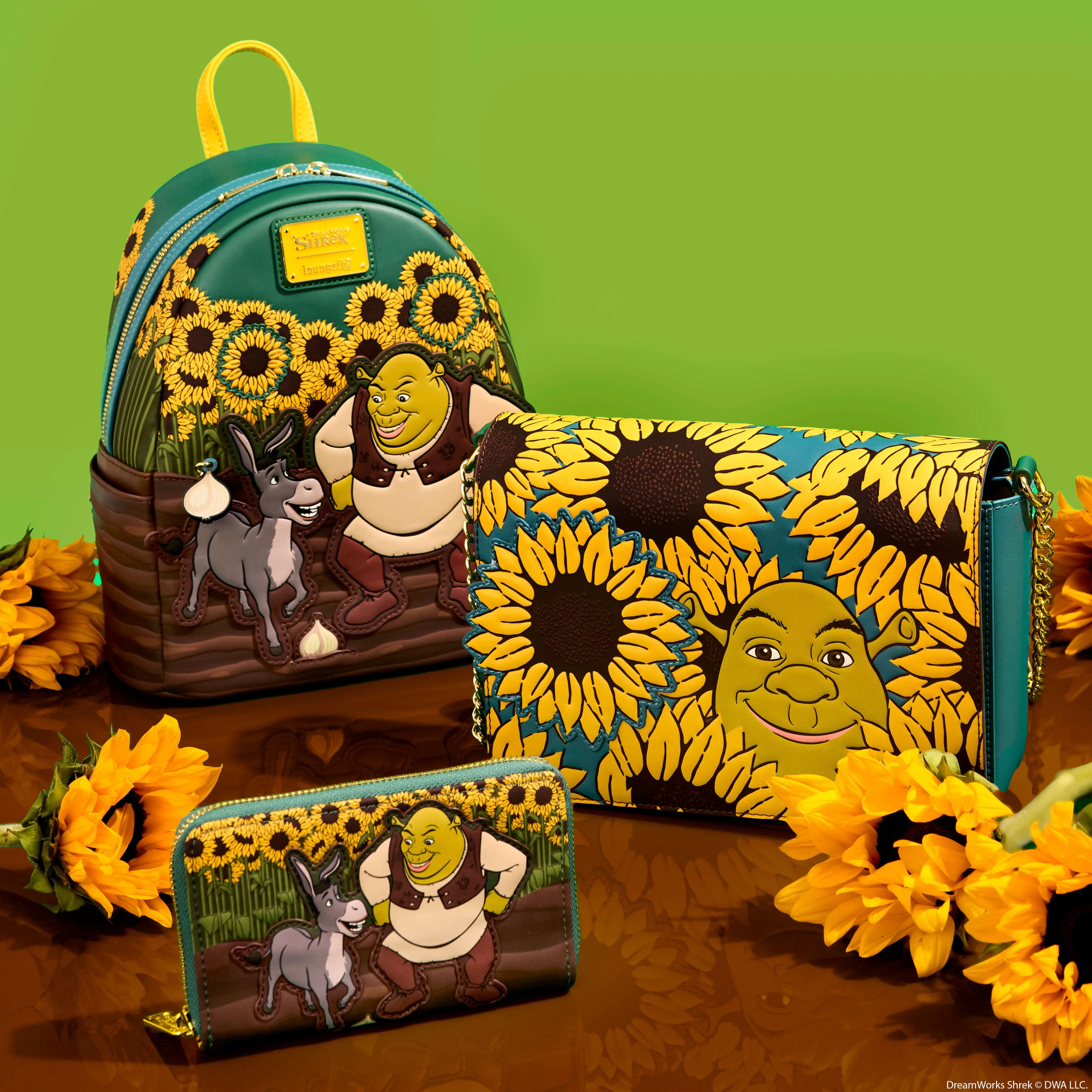 Shrek & Donkey Sunflower Field Mini Backpack - Image 3
