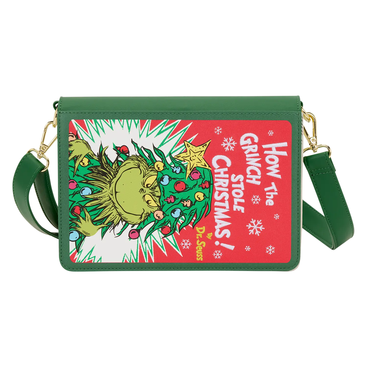 Dr. Seuss How the Grinch Stole Christmas! Holiday Color-In Crossbody Bag