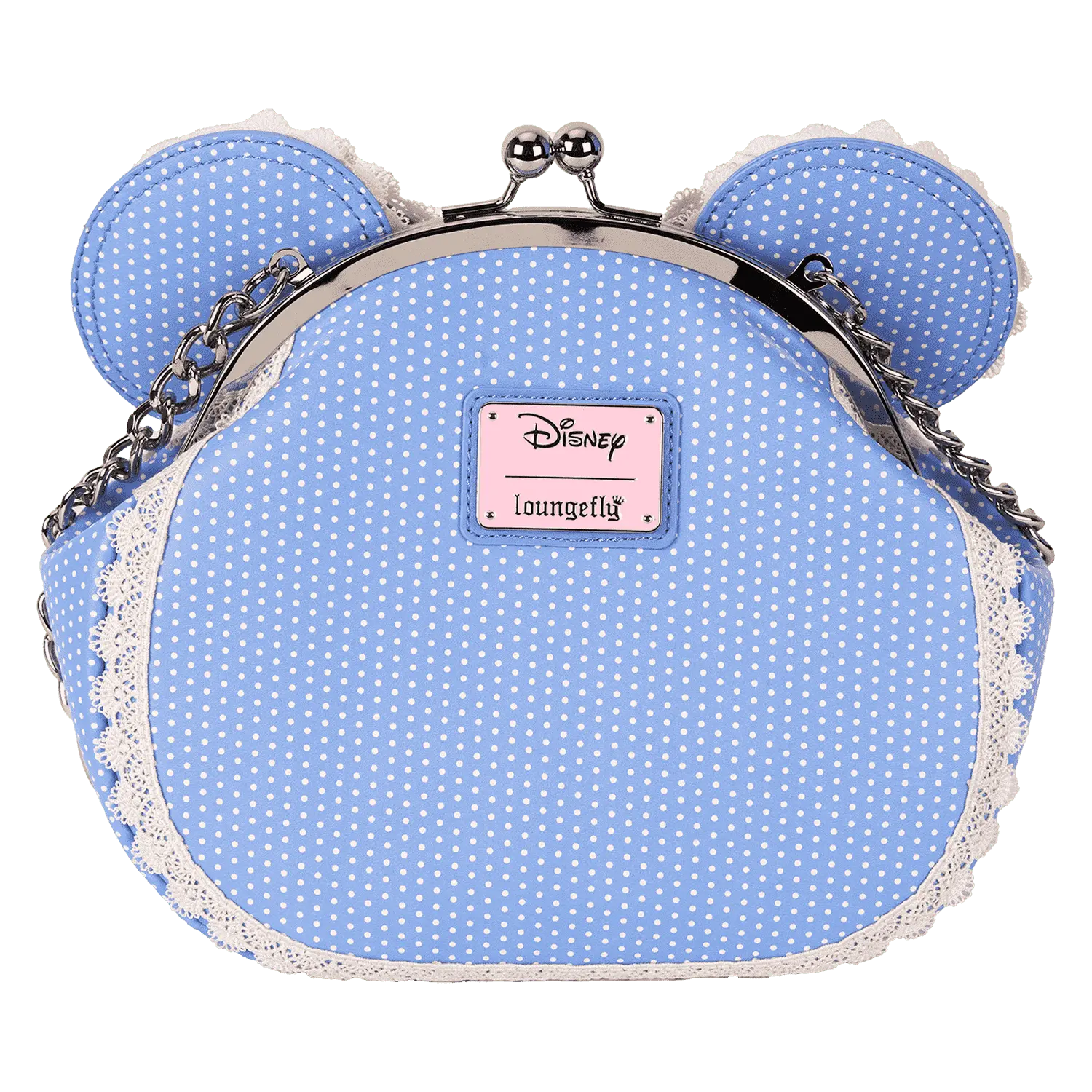 Minnie Mouse Floral and Lace Kisslock Crossbody Bag - Image 6