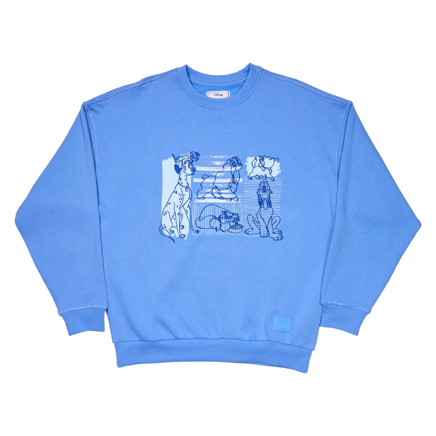 Disney Dogs & Cats Oversized Unisex Crewneck Sweatshirt