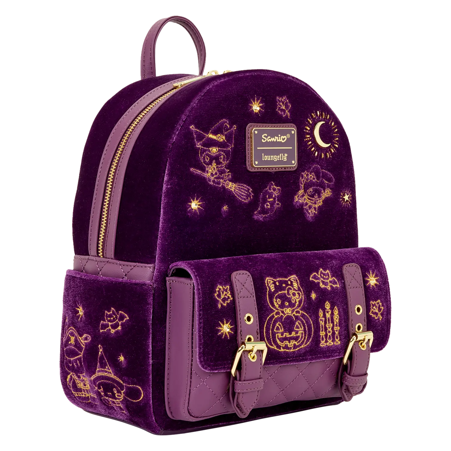 Sanrio Hello Kitty & Friends Exclusive Halloween Costume Velvet Mini Backpack - Image 5