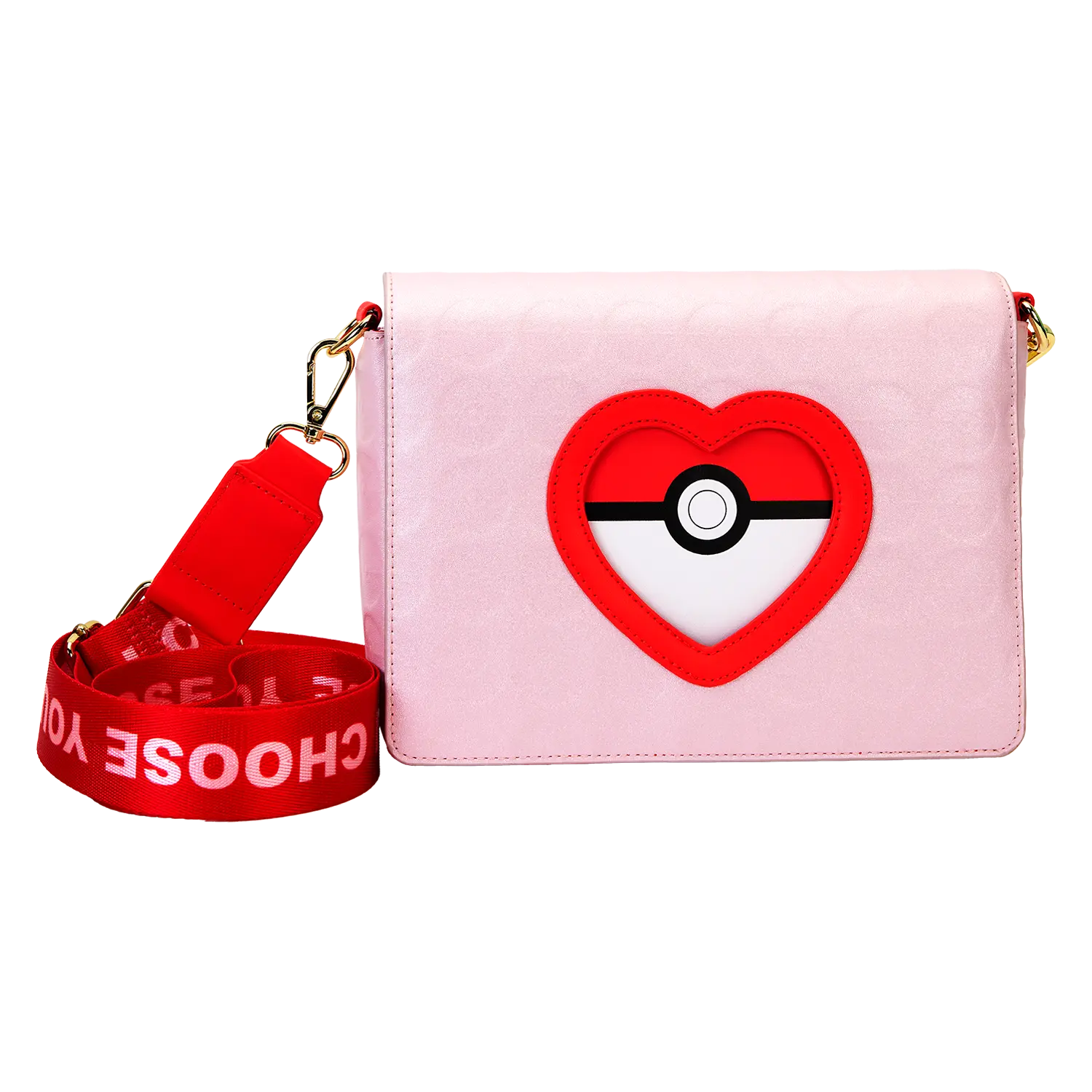 Pokémon Exclusive I Choose You Hearts Crossbody Bag