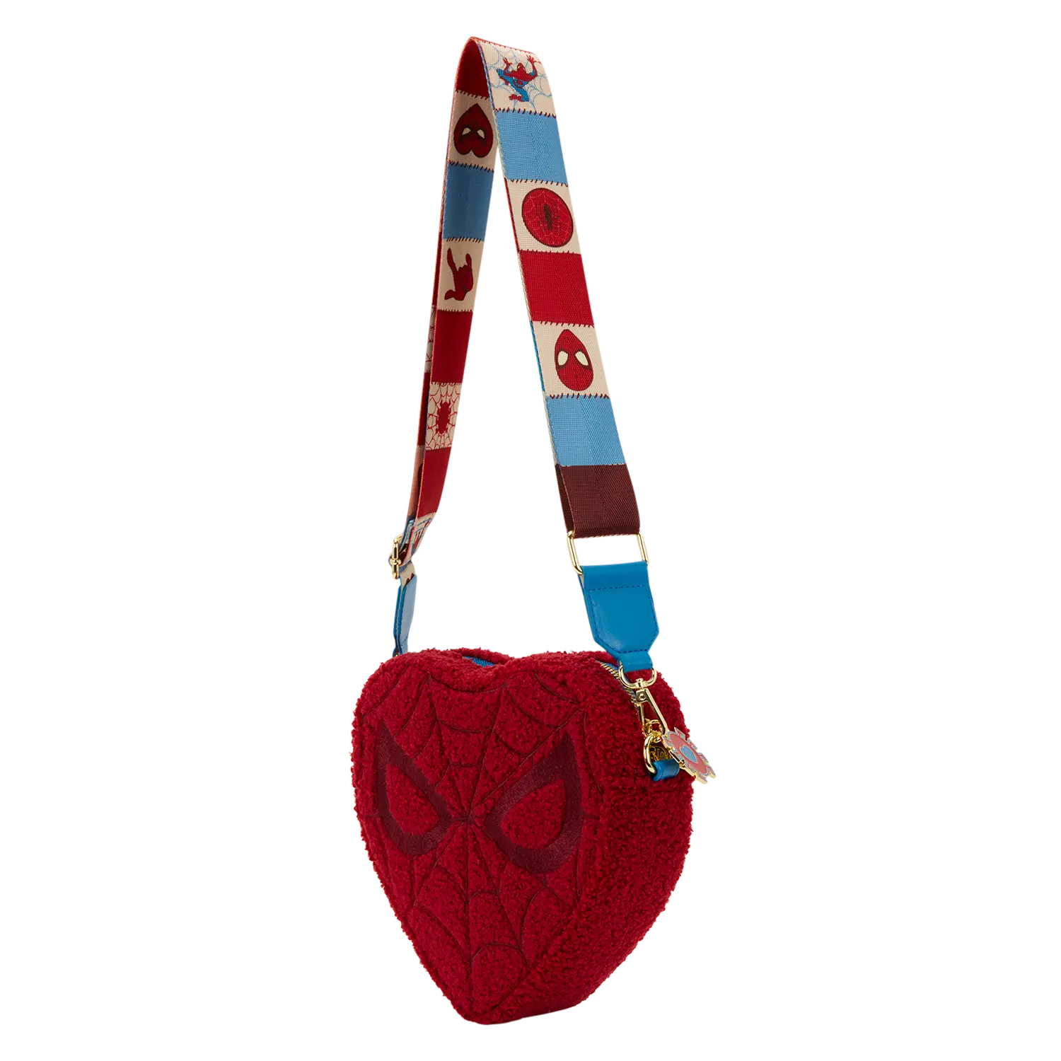Spider-Man Sherpa Heart Shaped Crossbody Bag - Image 5