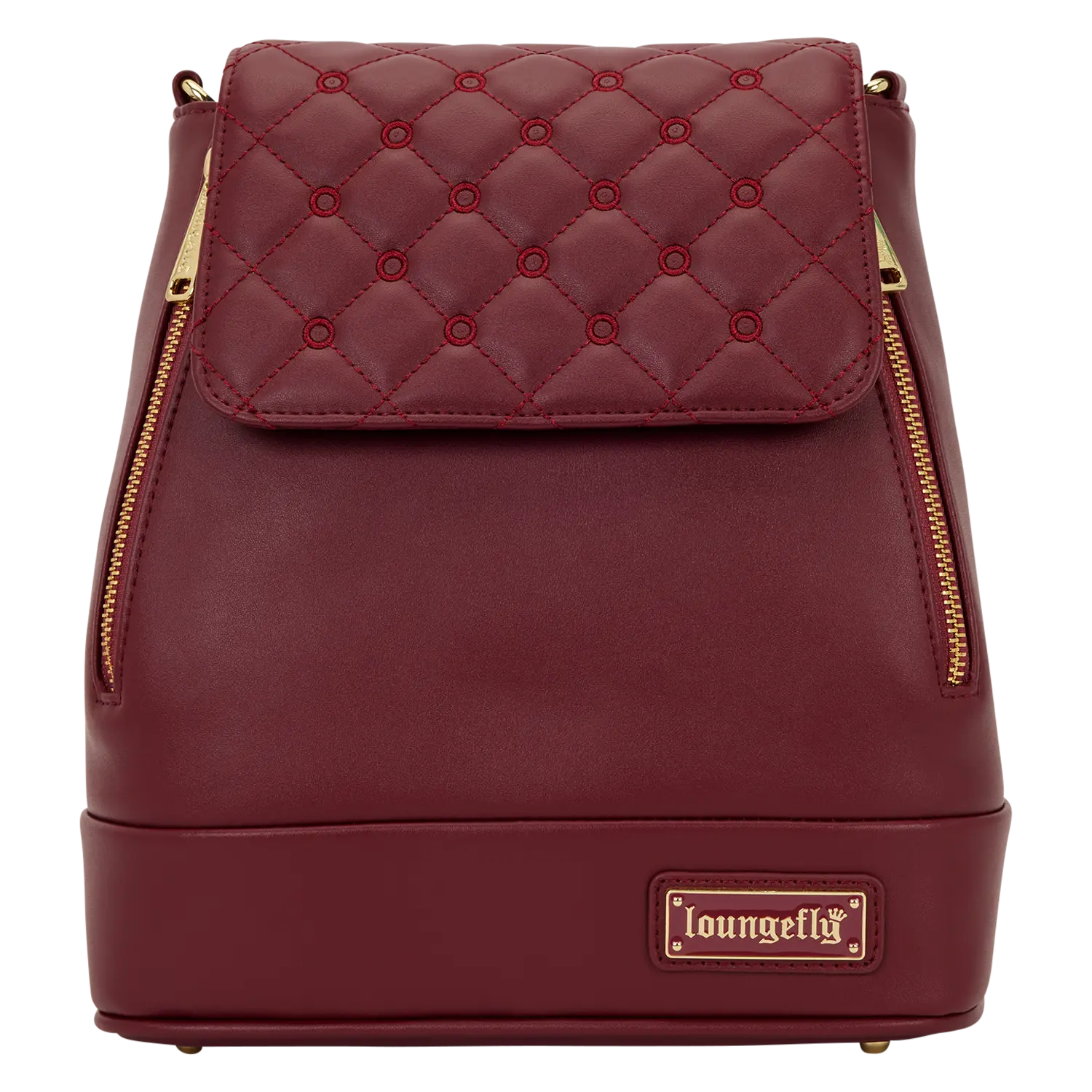 Loungefly The Lilly Red Convertible Mini Backpack & Crossbody Pin Trader Bag