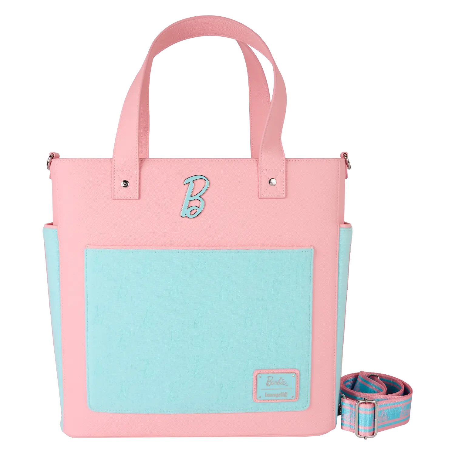 Classic Barbie Terry Cloth Convertible Backpack & Tote Crossbody Bag